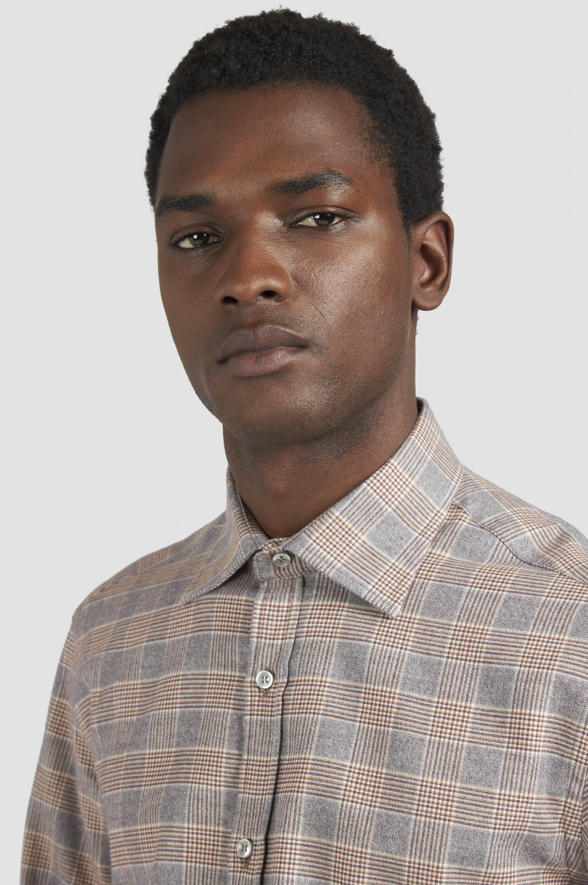 Camicia X-Soft in cotone con motivo a quadri image number 4 Camicia X-Soft in cotone con motivo a quadri image number 4