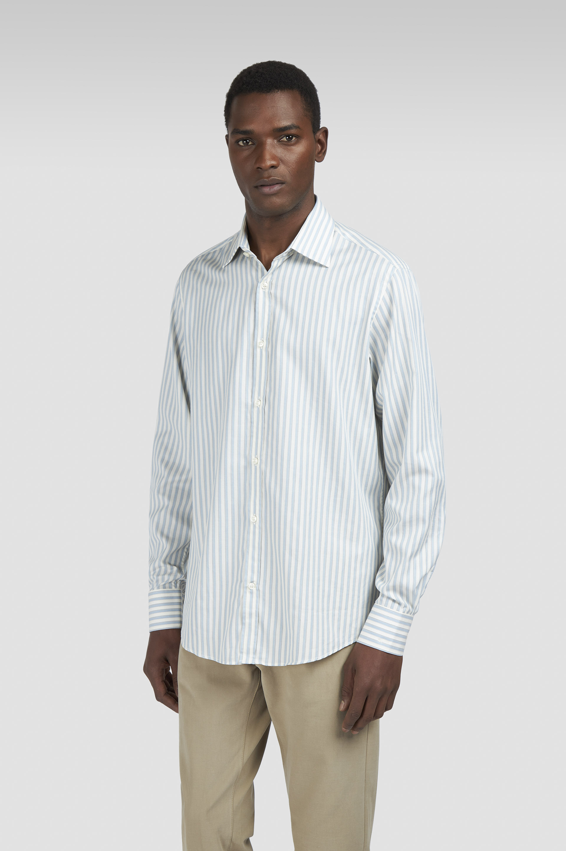 X-Soft Hemd mit Streifenmuster image number 0 X-Soft Hemd mit Streifenmuster image number 0