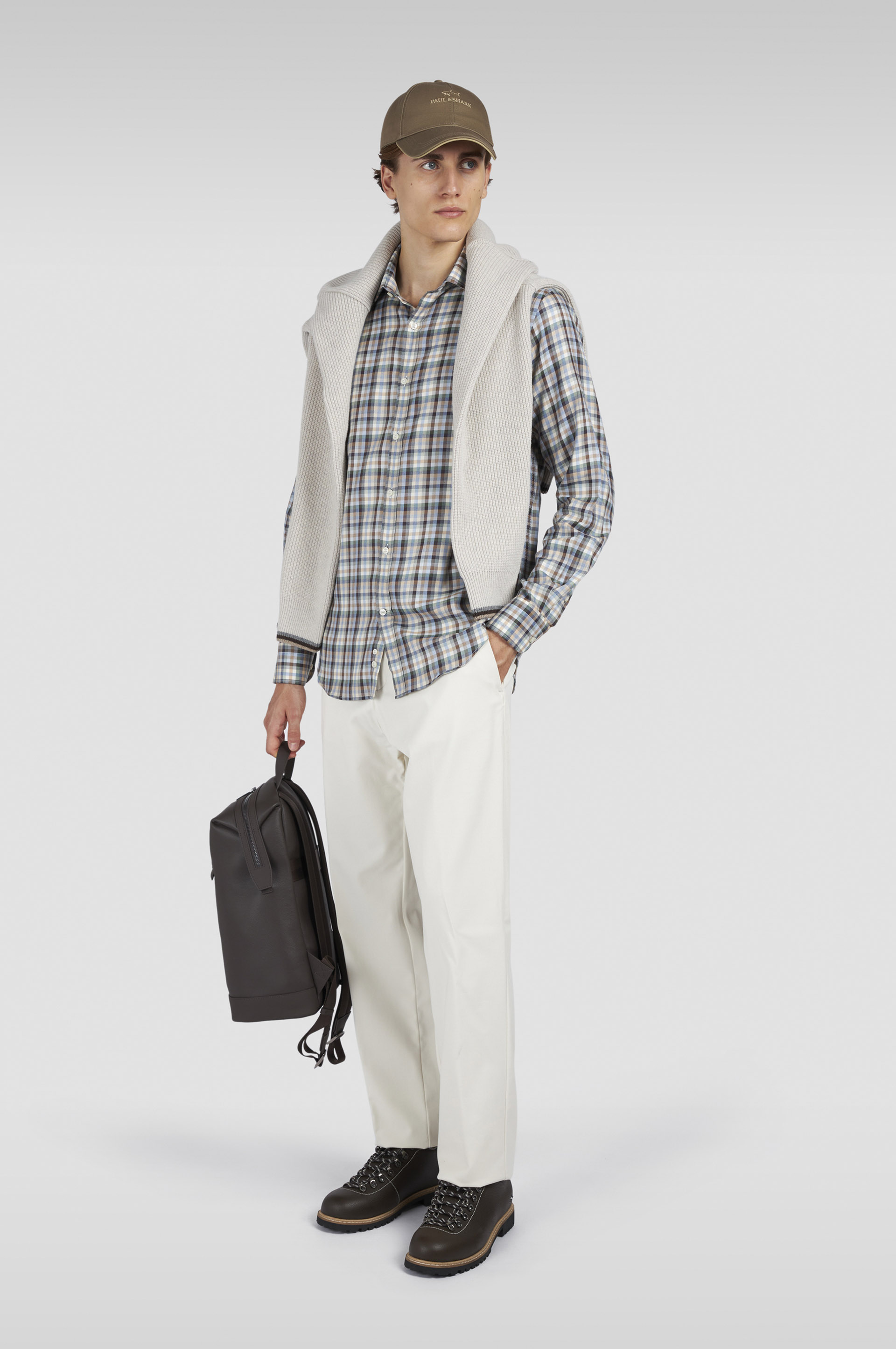 X-Soft shirt with checkered pattern | Paul & Shark