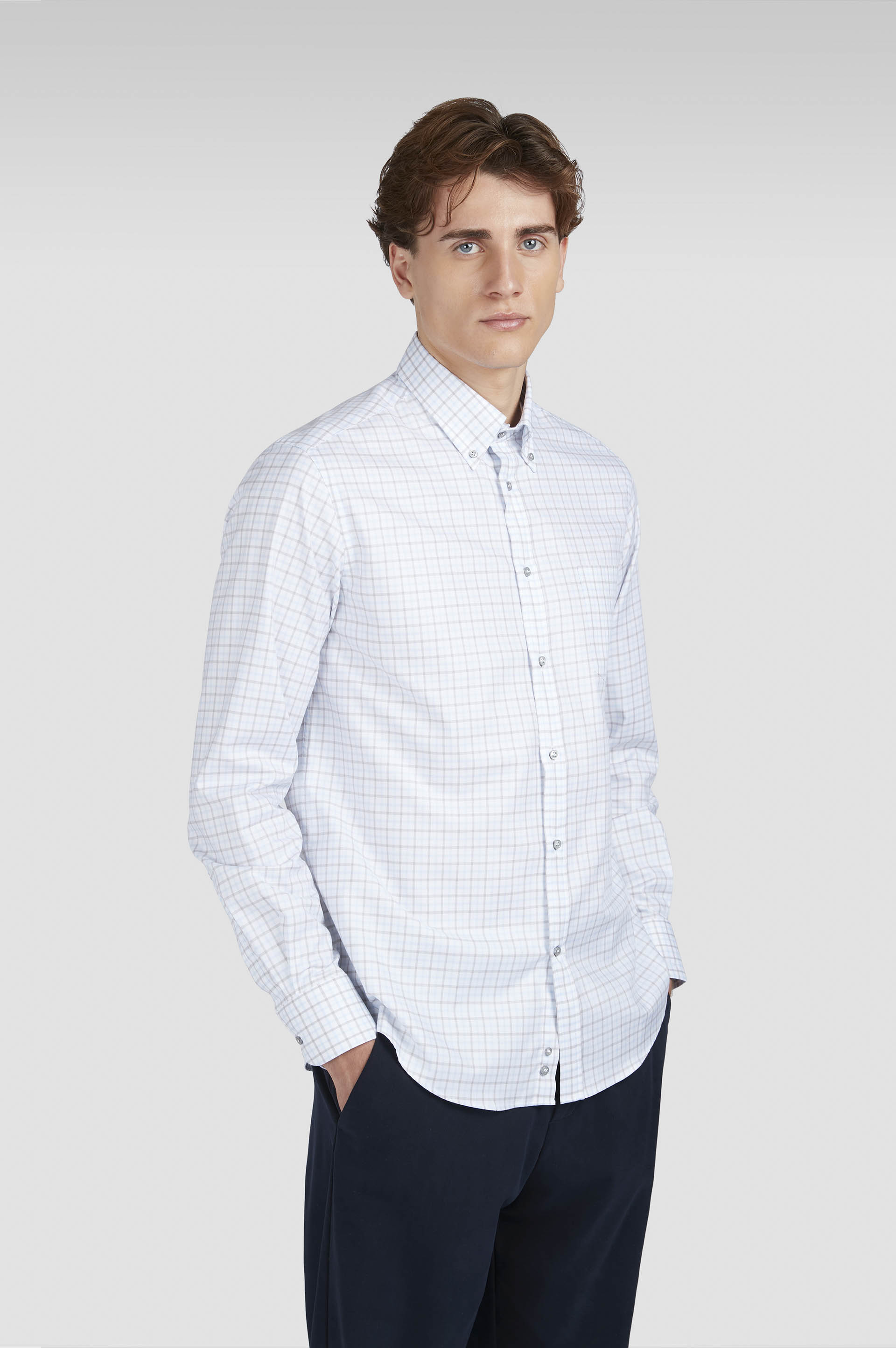 Cotton twill shirt image number 0