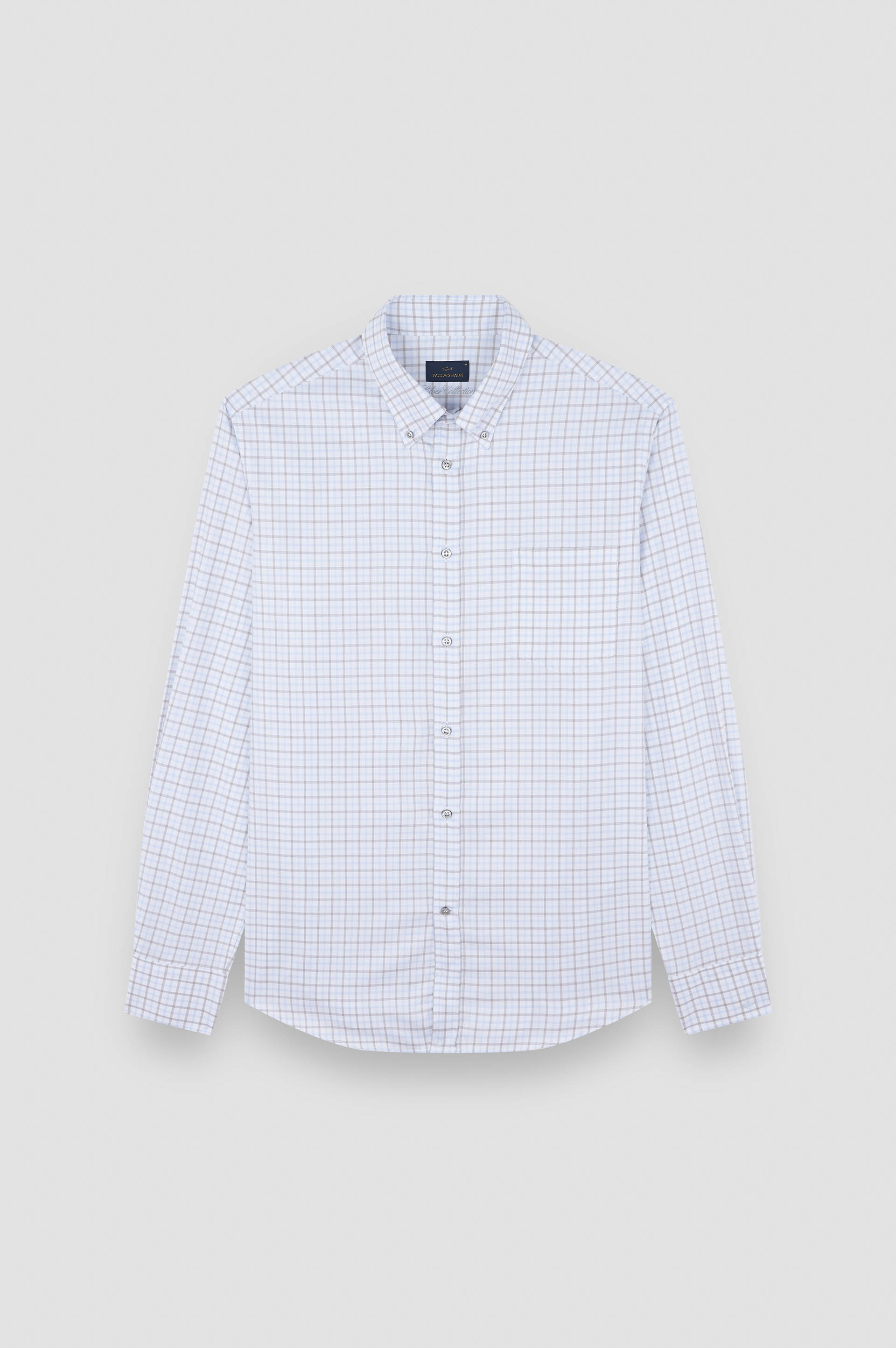 Cotton twill shirt image number 1
