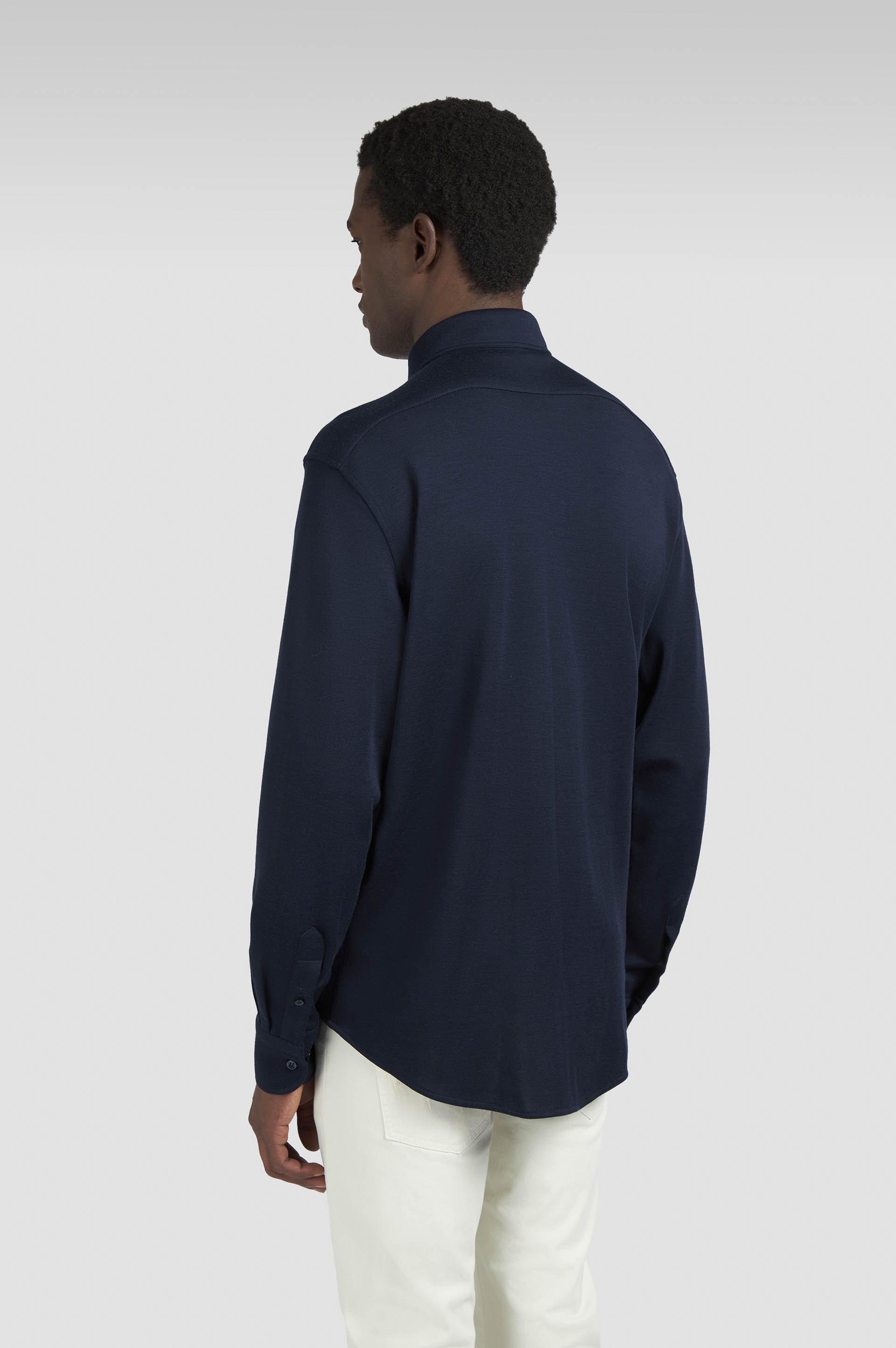 wool and silk jersey Shirt image number 3