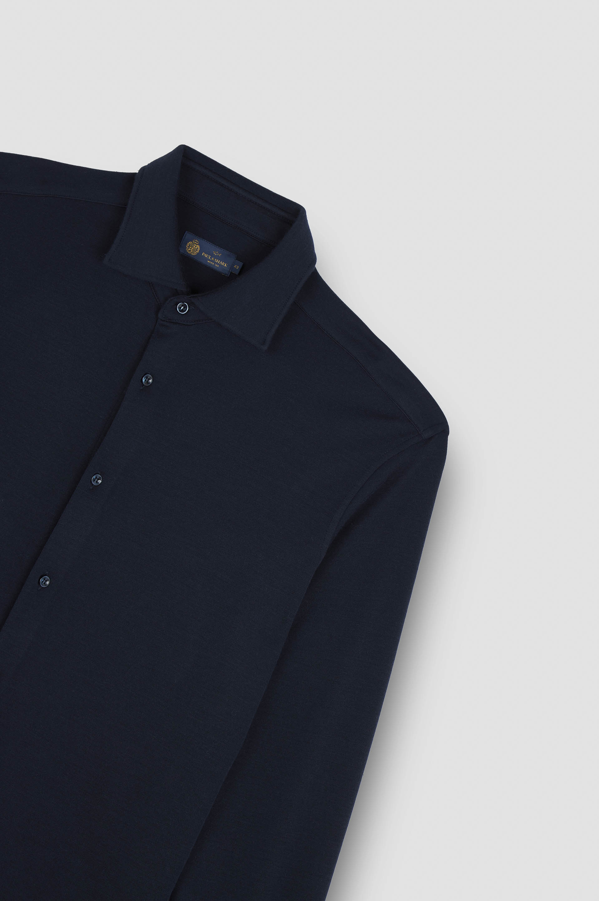 wool and silk jersey Shirt image number 5