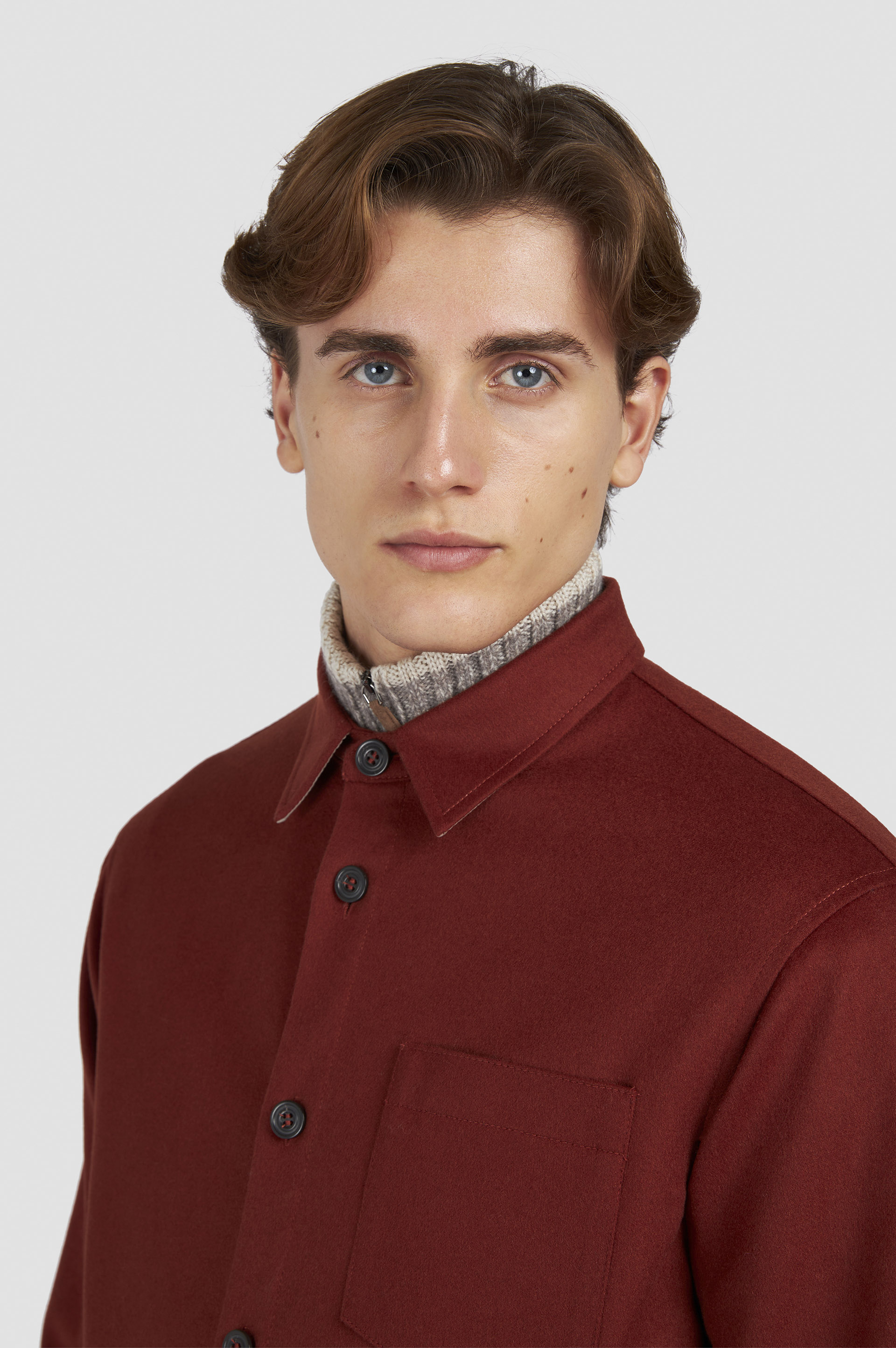 cashmere Overshirt image number 4 cashmere Overshirt image number 4