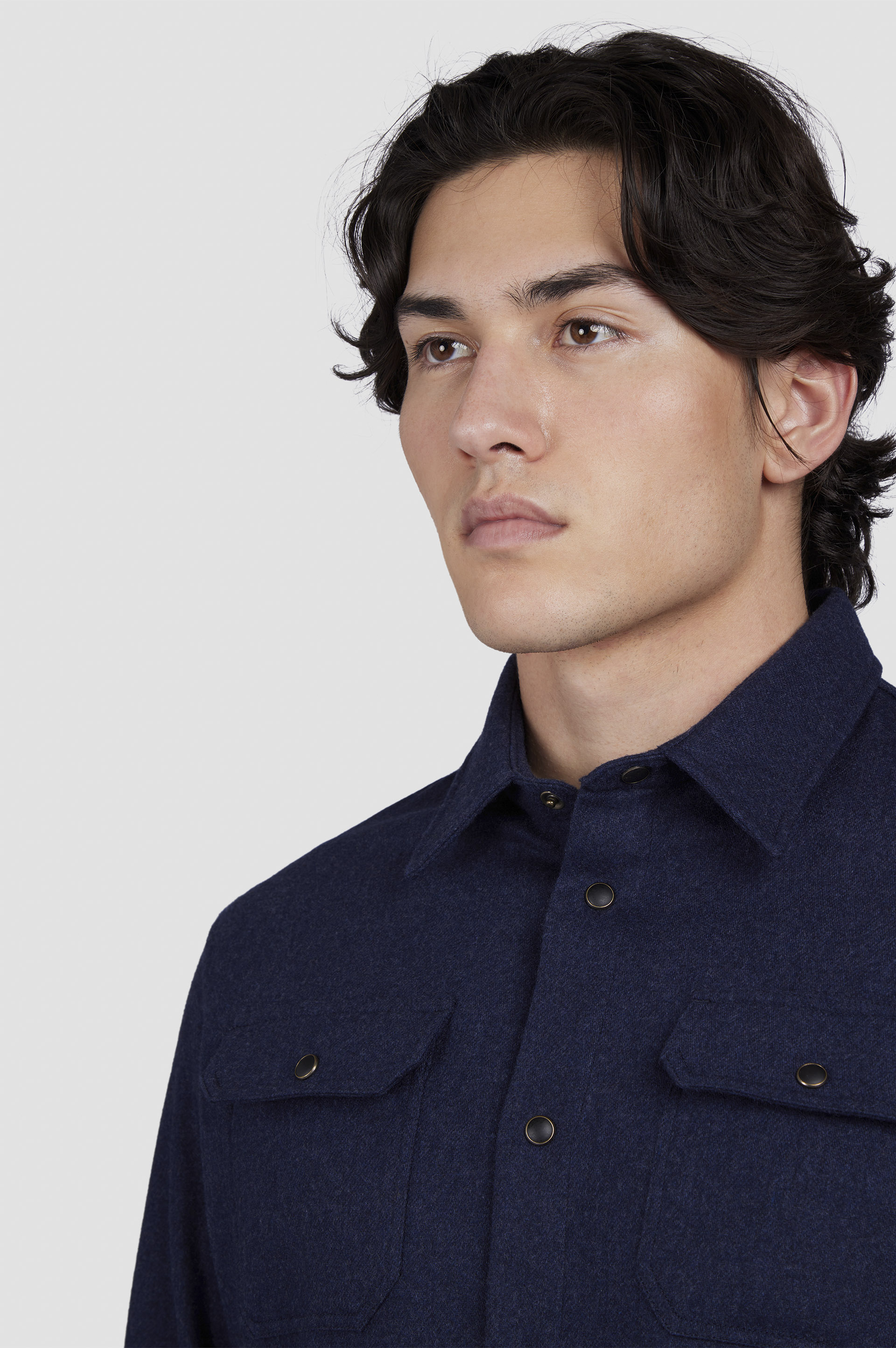 Wool blend overshirt image number 4 Wool blend overshirt image number 4