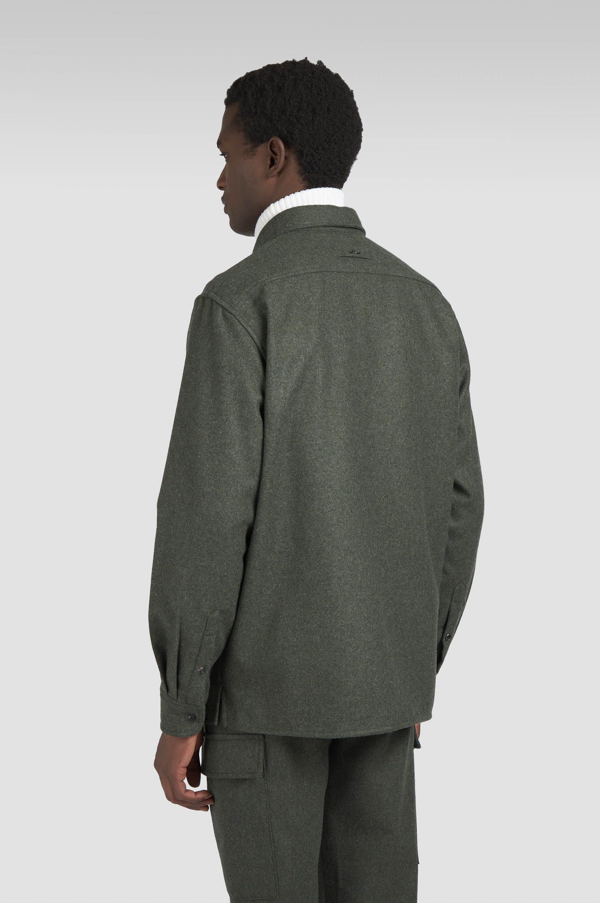 Wool blend overshirt image number 3 Wool blend overshirt image number 3