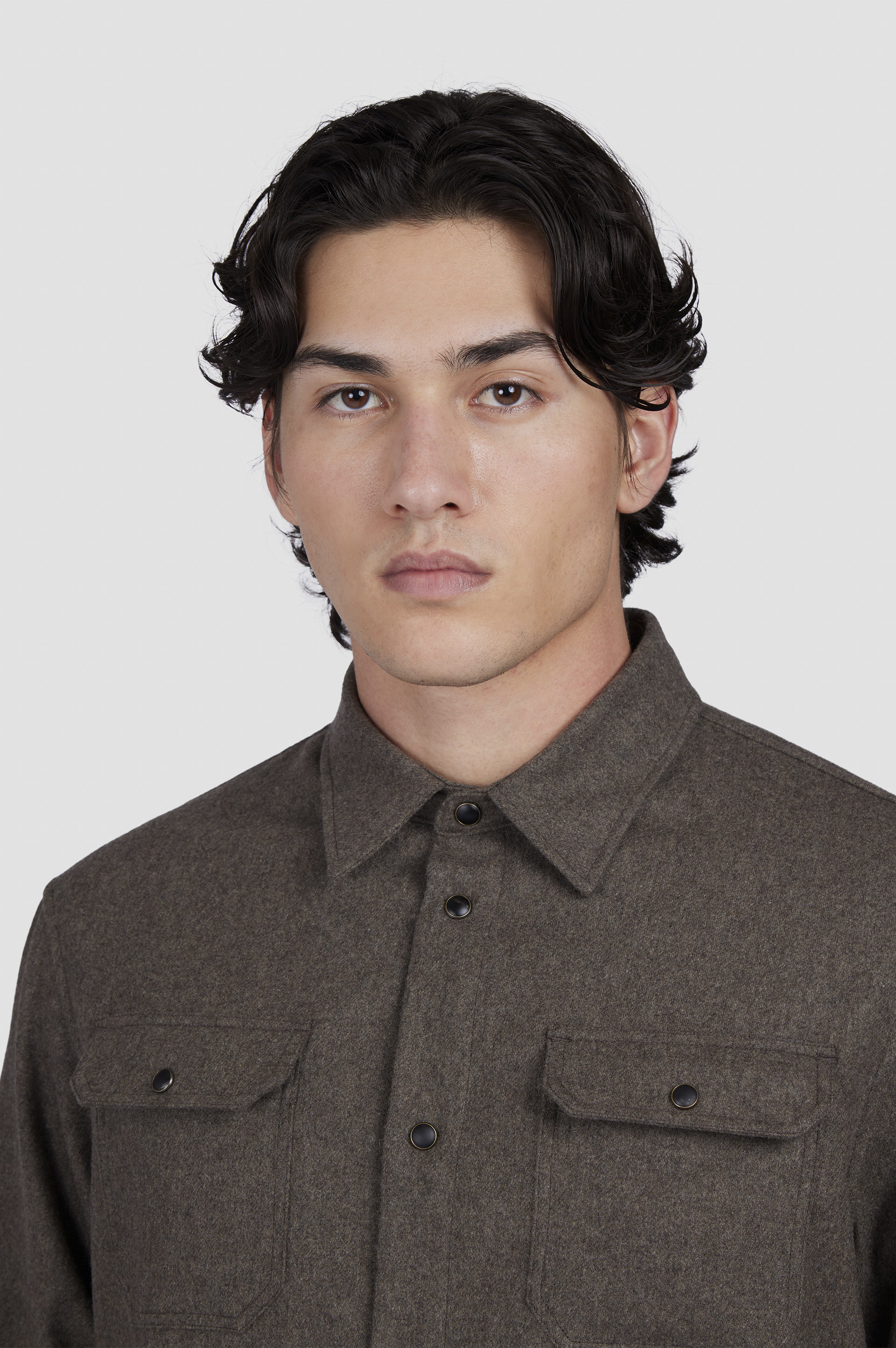 Wool blend overshirt image number 4 Wool blend overshirt image number 4