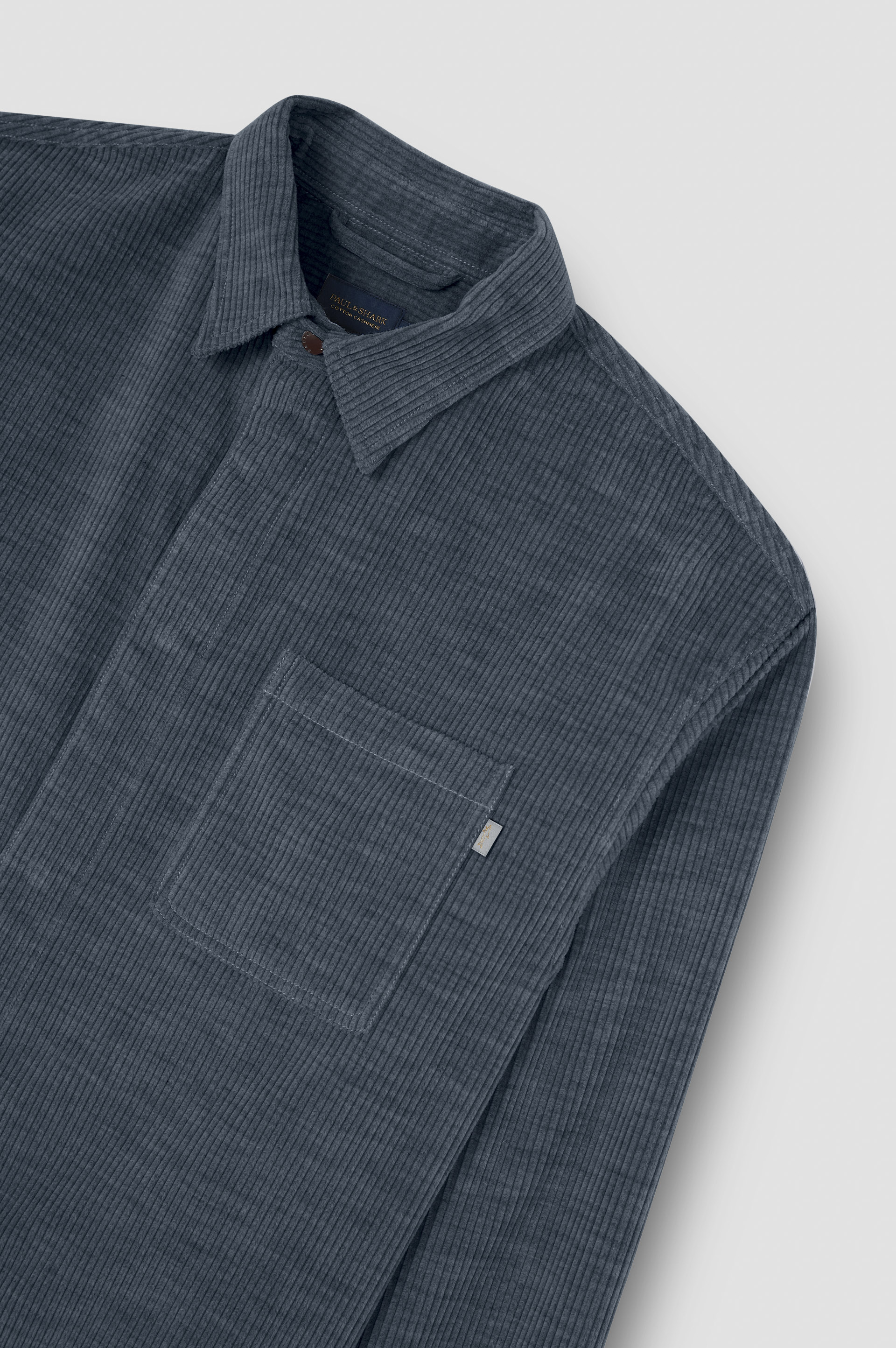 قميص خارجي من قماش الكشمير القطني image number 5