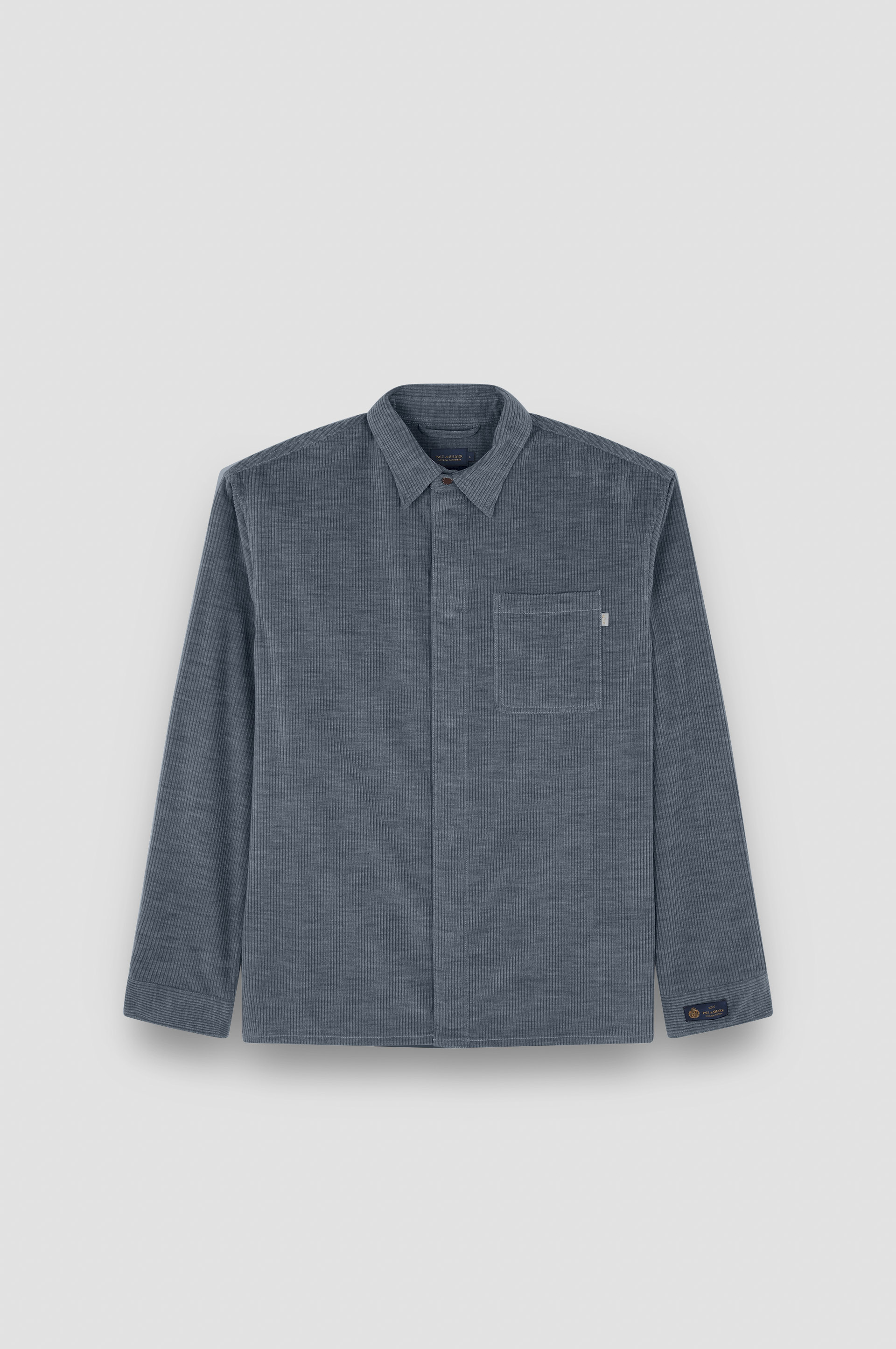 قميص خارجي من قماش الكشمير القطني image number 1