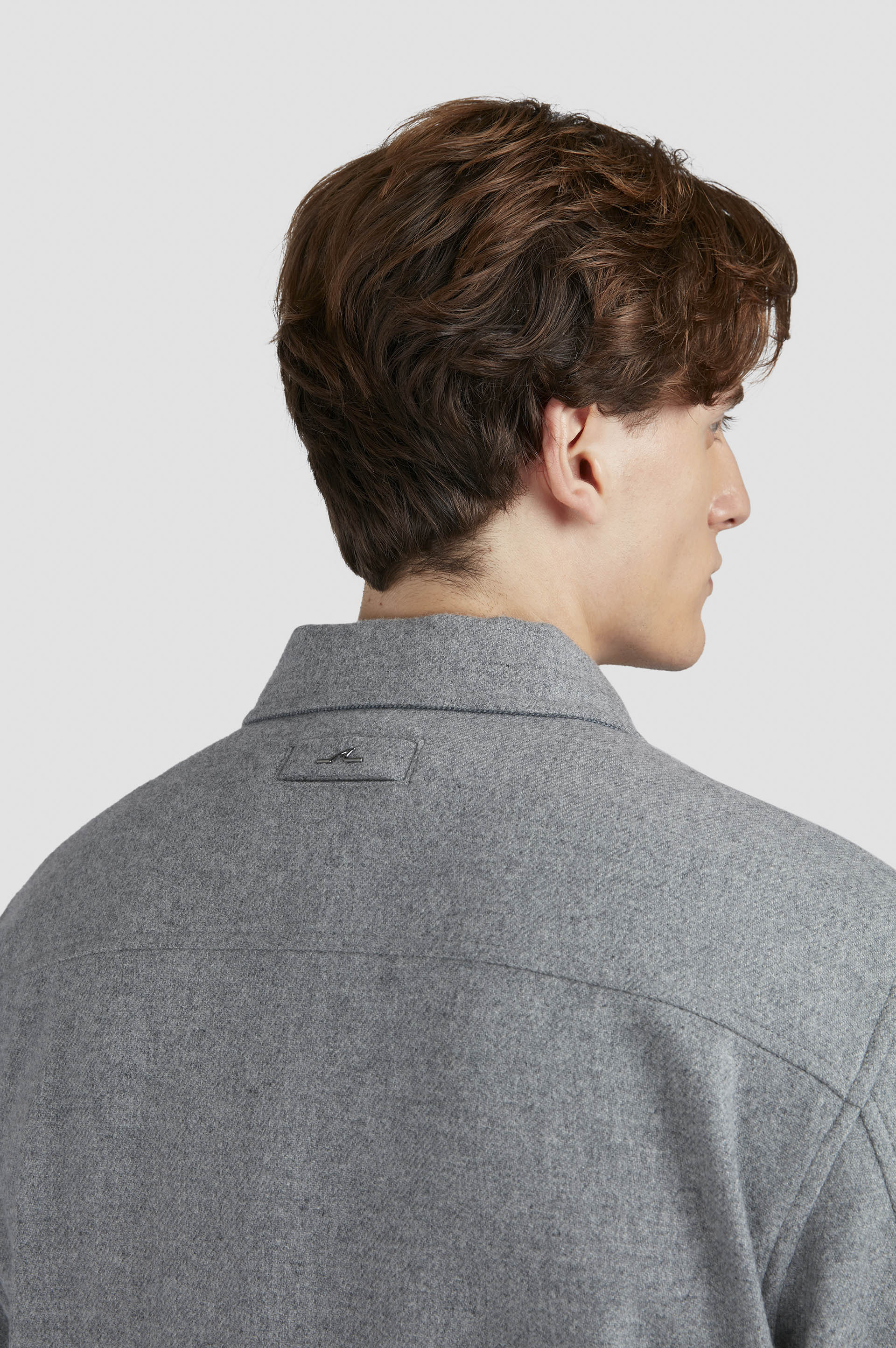 Wool and cashmere overshirt image number 7 Wool and cashmere overshirt image number 7