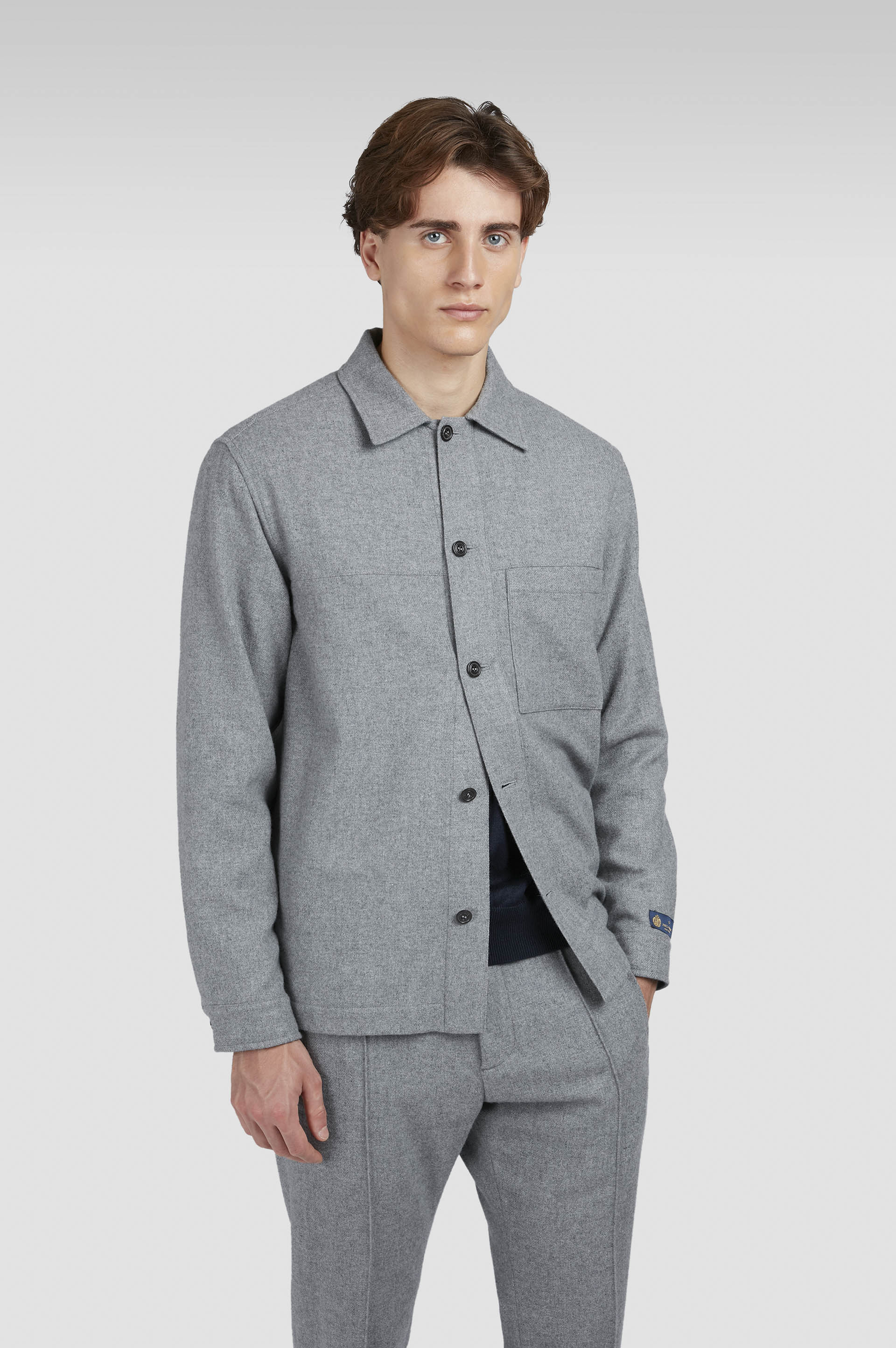 Wool and cashmere overshirt image number 0 Wool and cashmere overshirt image number 0