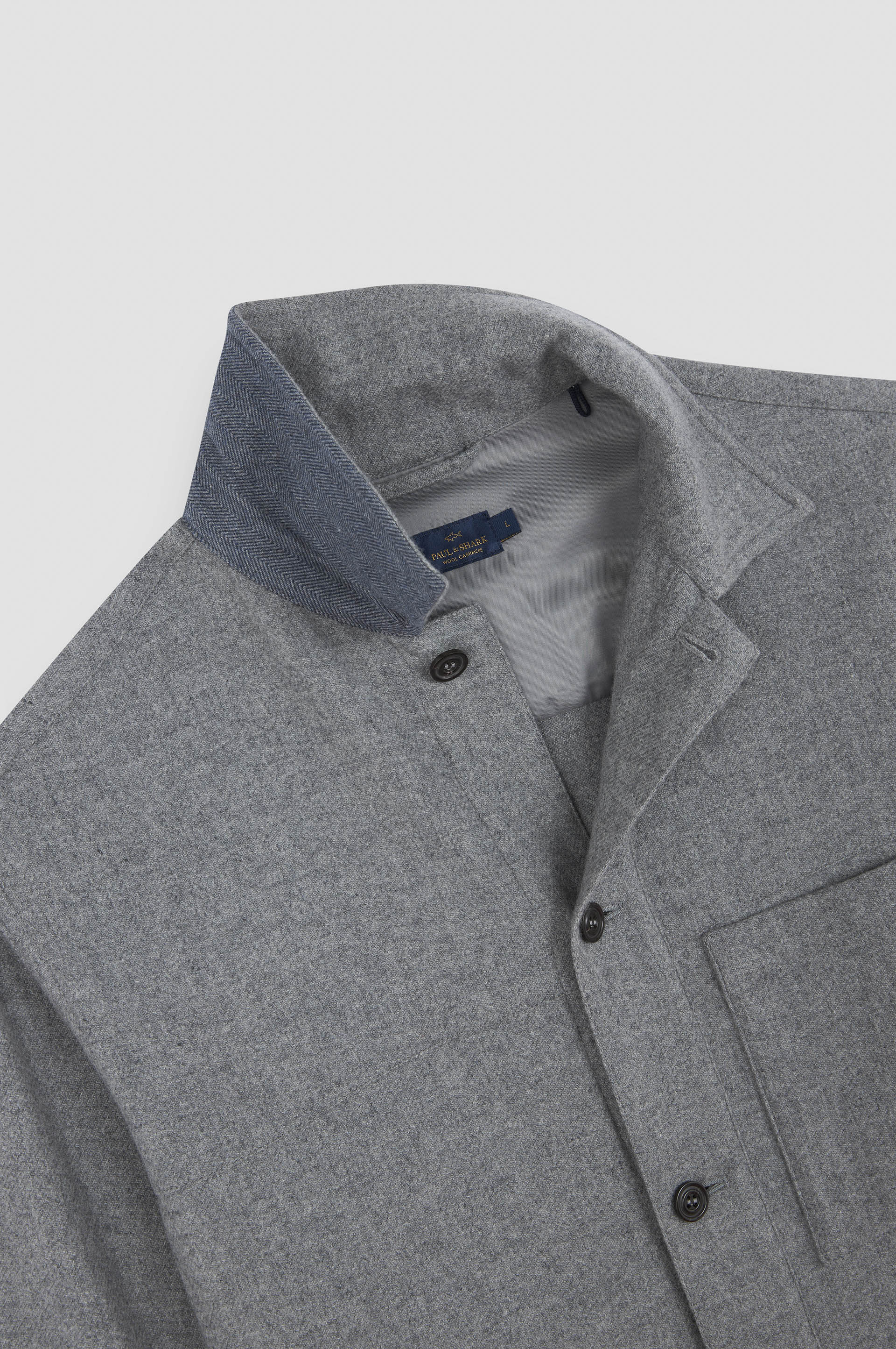 Wool and cashmere overshirt image number 5 Wool and cashmere overshirt image number 5