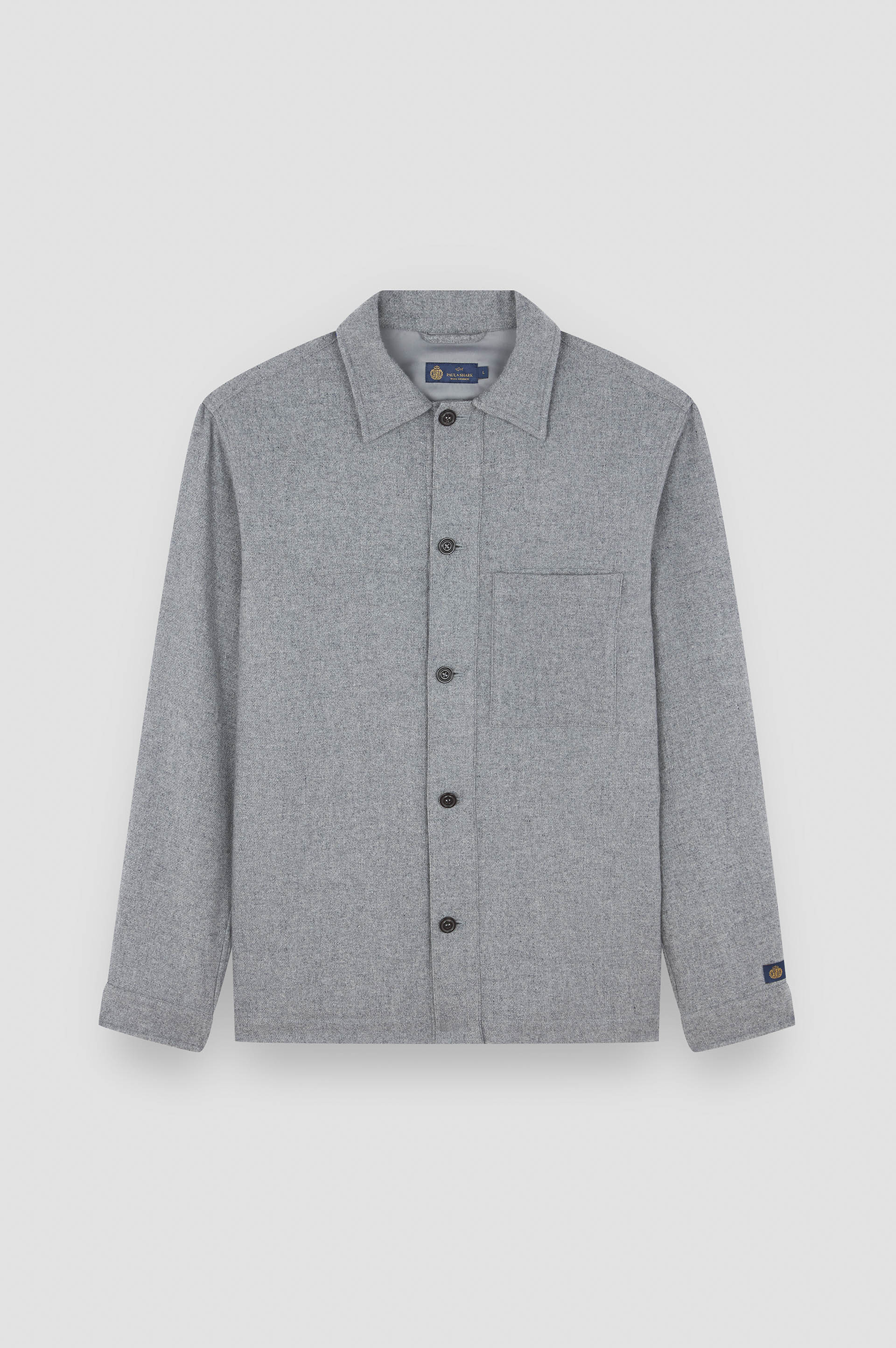 Wool and cashmere overshirt image number 1 Wool and cashmere overshirt image number 1