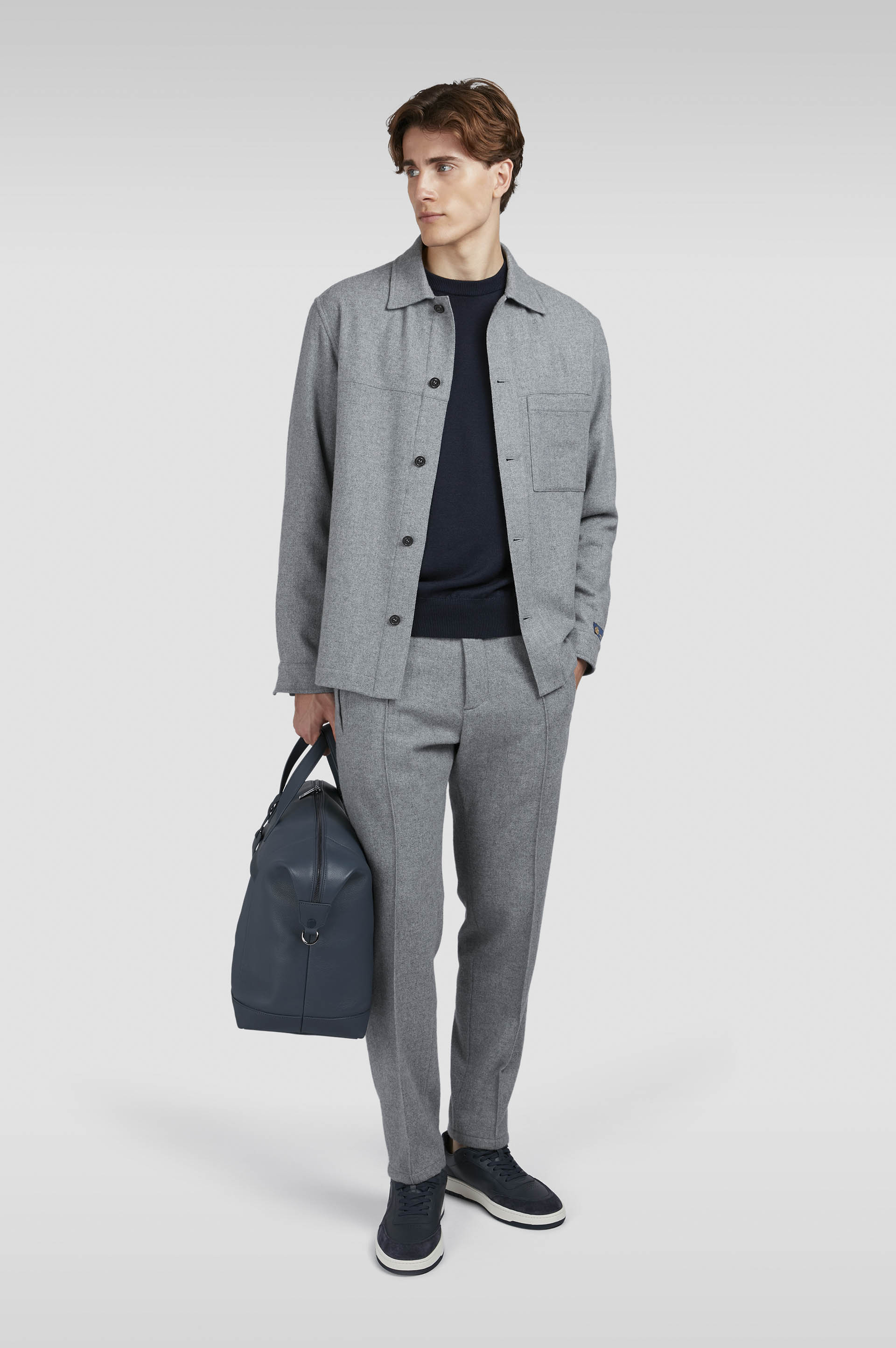 Wool and cashmere overshirt image number 2 Wool and cashmere overshirt image number 2