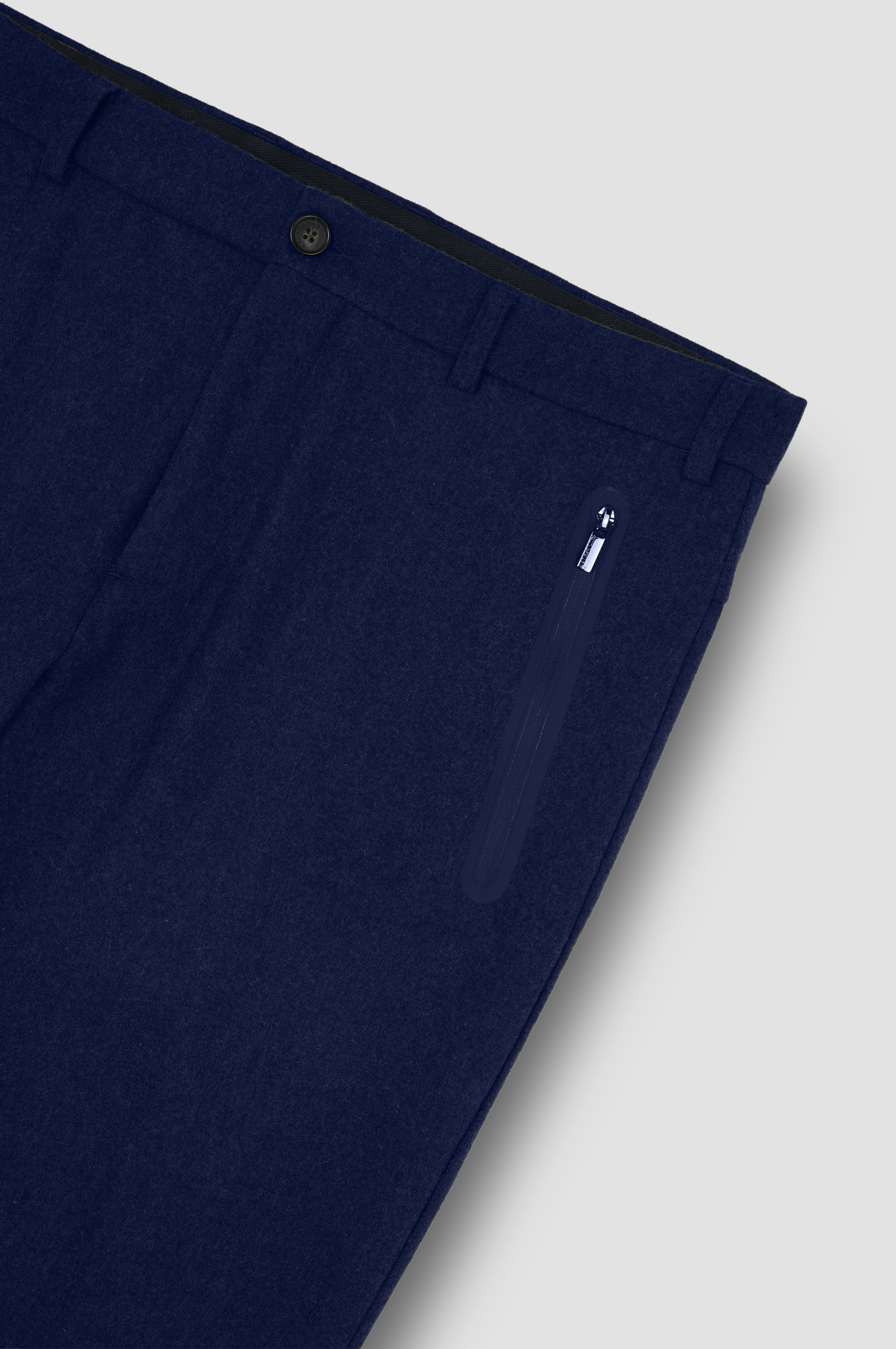 Blended wool chino trousers image number 5