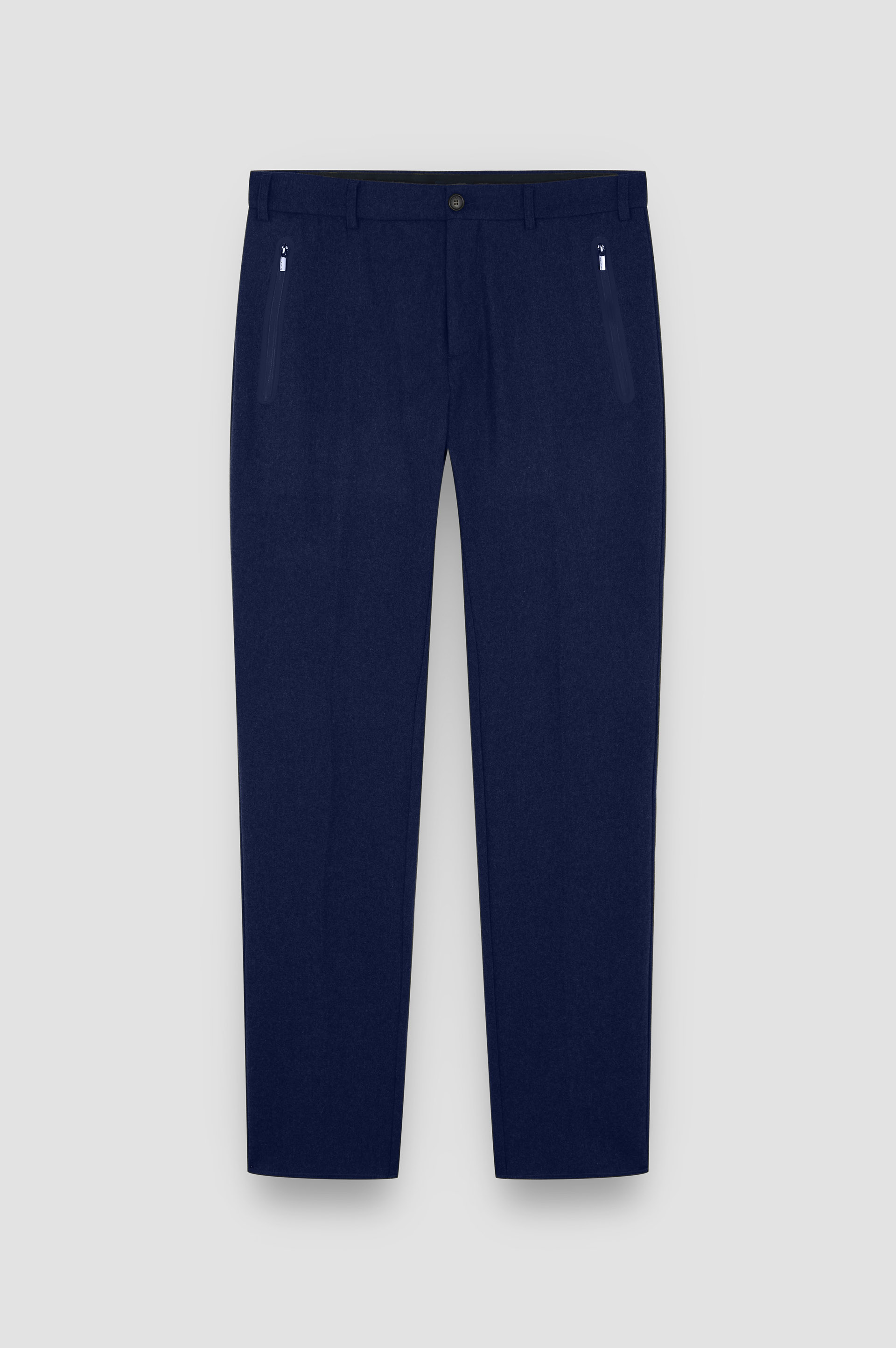 Blended wool chino trousers image number 1