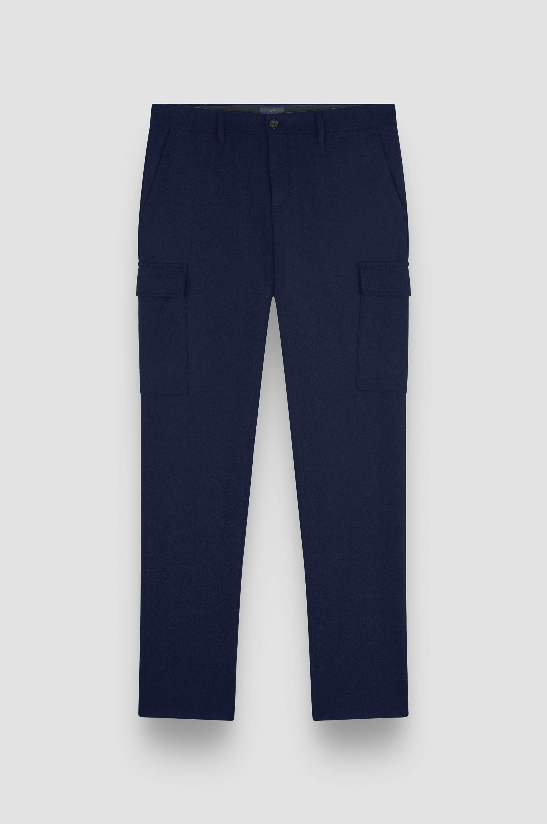 Pantalón cargo de mezcla de lana image number 1 Pantalón cargo de mezcla de lana image number 1