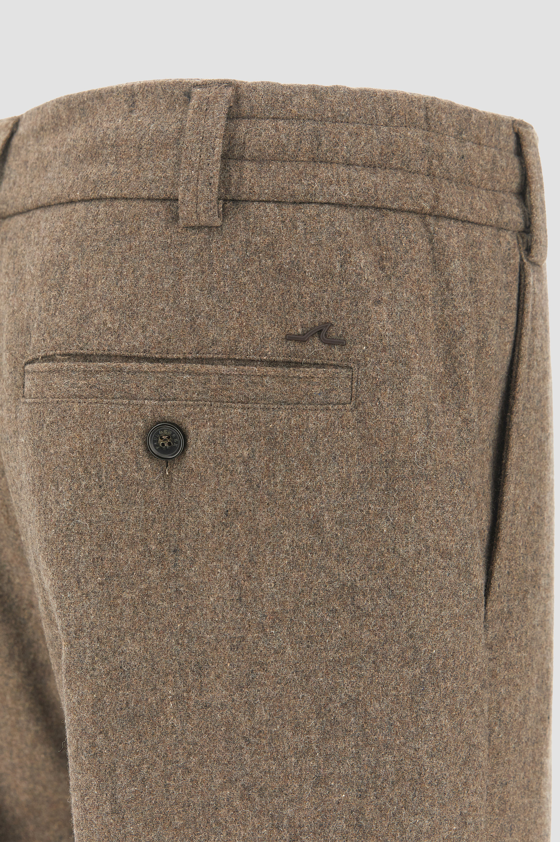 Weit geschnittene Flanellhose image number 1