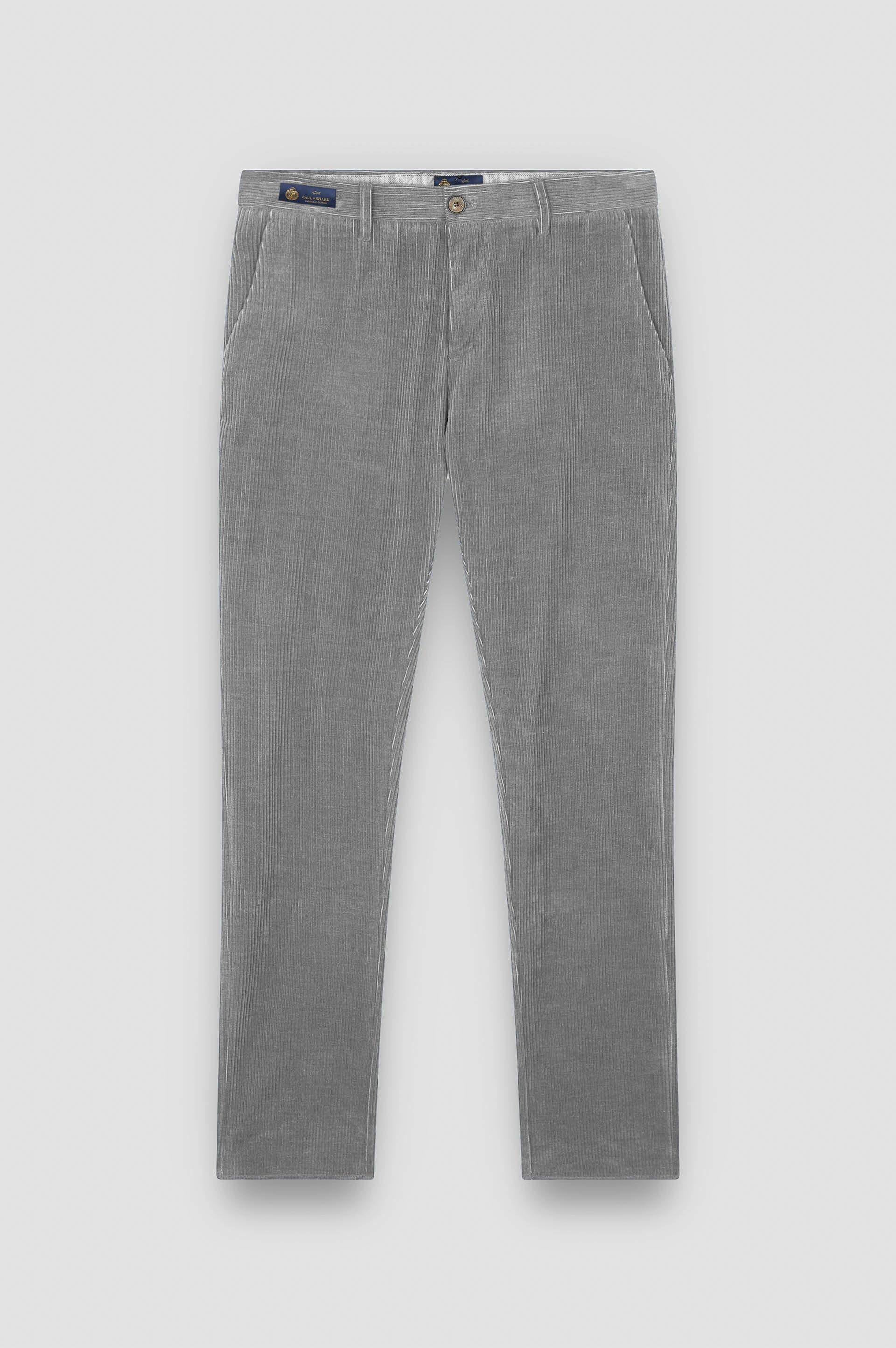 Pantalon chino en velours de coton et cachemire image number 1 Pantalon chino en velours de coton et cachemire image number 1