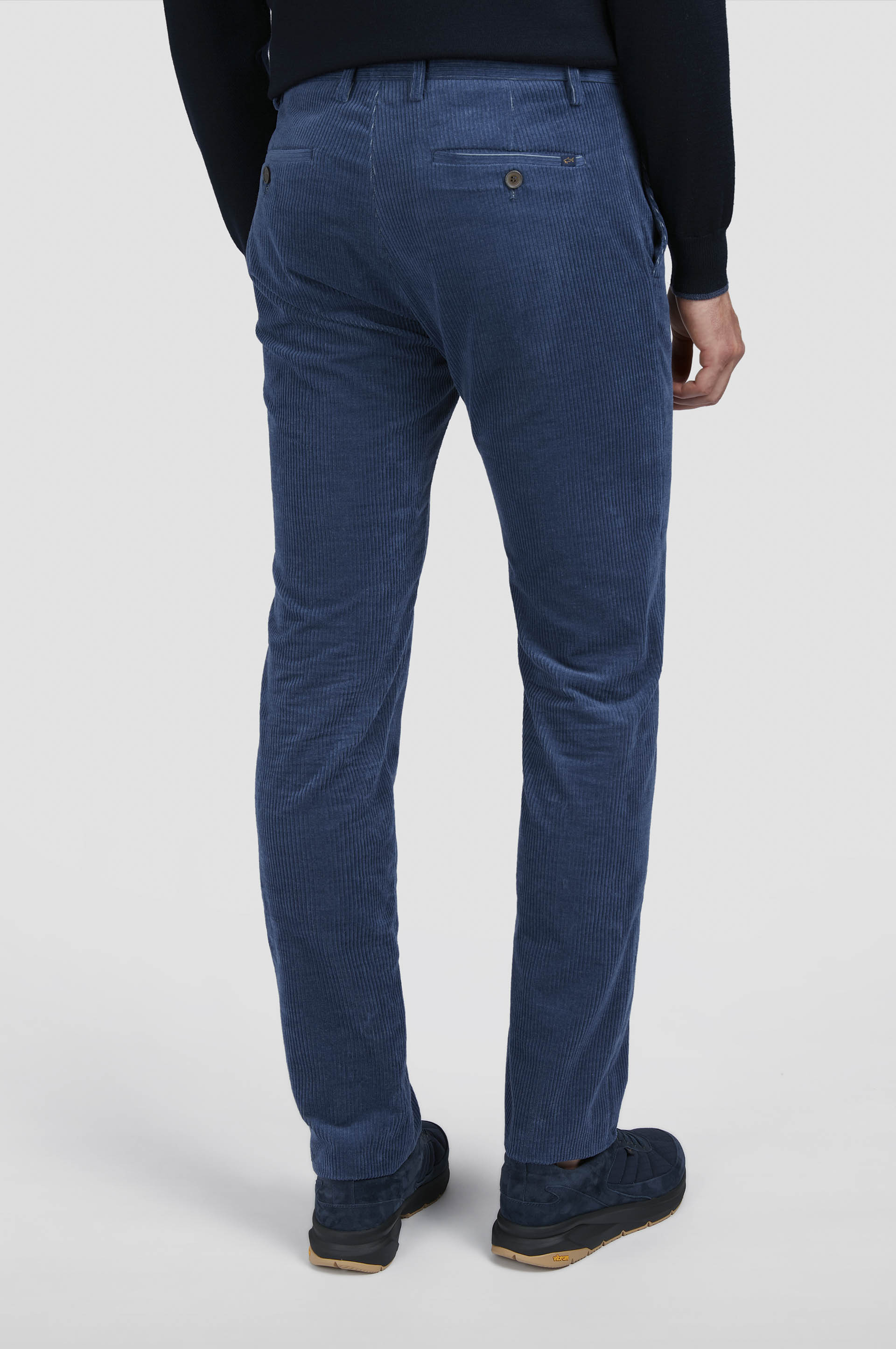 Pantalone chino in velluto di cotone e cashmere image number 3