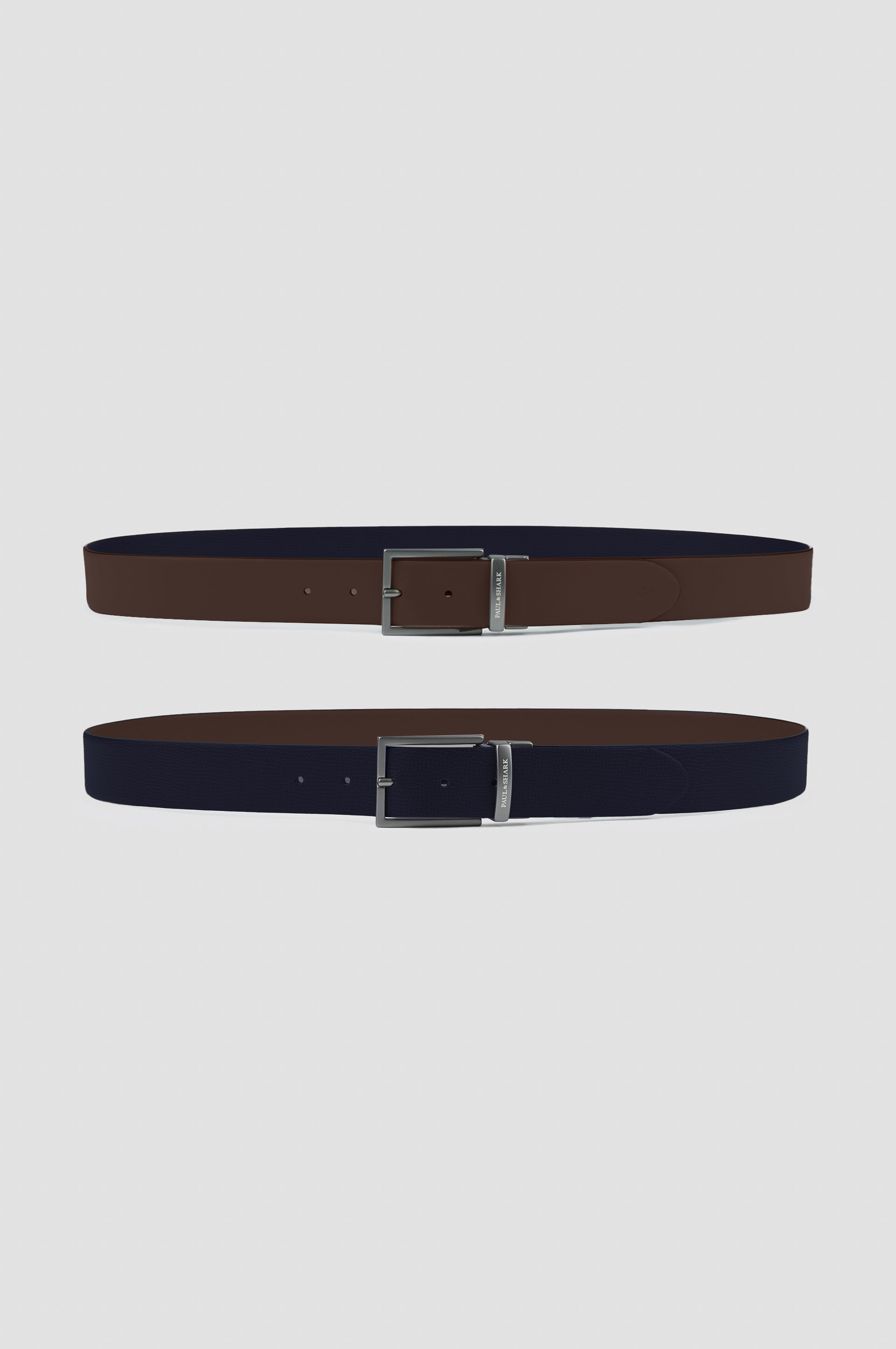 leather reversible belt image number 2 leather reversible belt image number 2