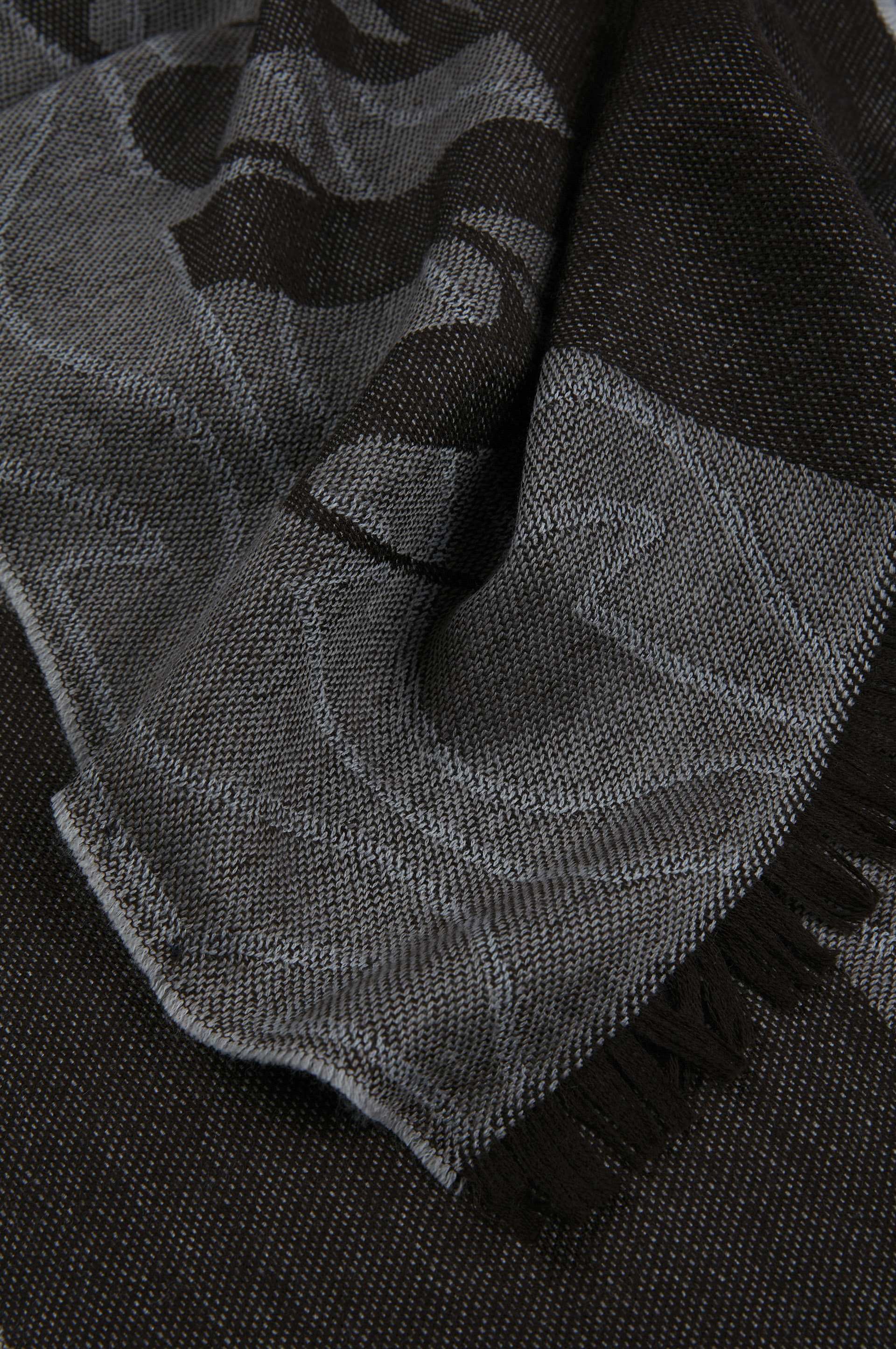 Monogram wool scarf image number 1 Monogram wool scarf image number 1