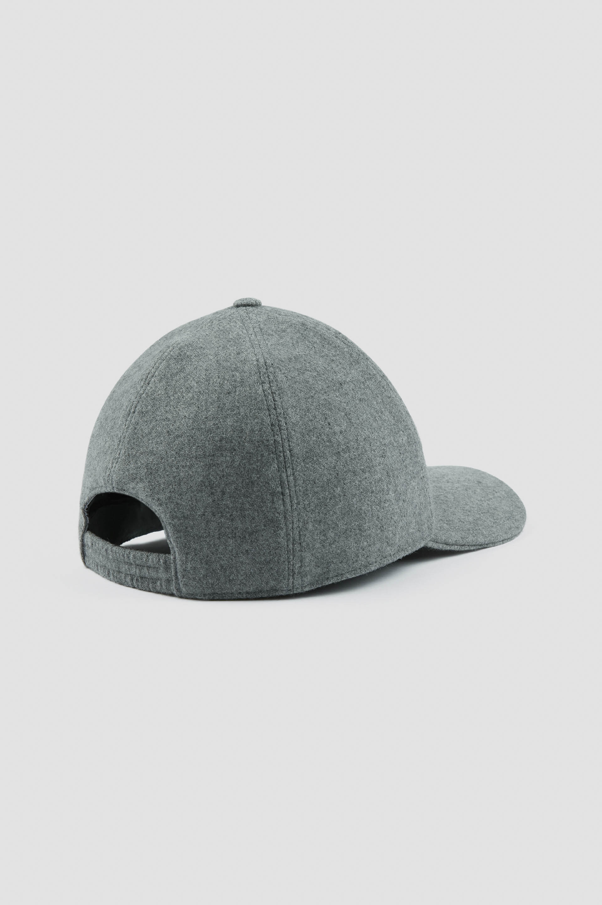 Casquette de baseball en laine et cachemire image number 2 Casquette de baseball en laine et cachemire image number 2