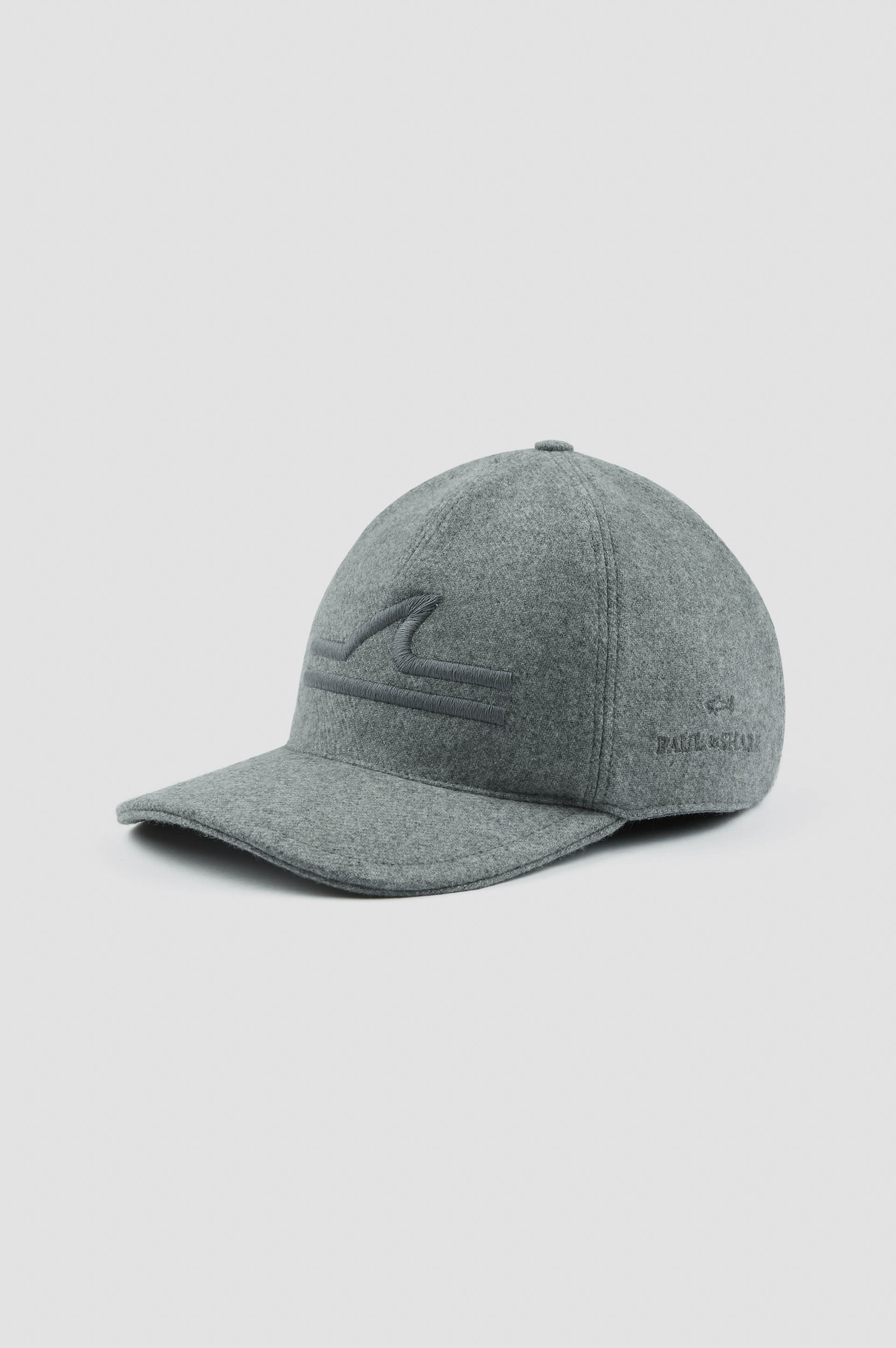Casquette de baseball en laine et cachemire image number 0 Casquette de baseball en laine et cachemire image number 0