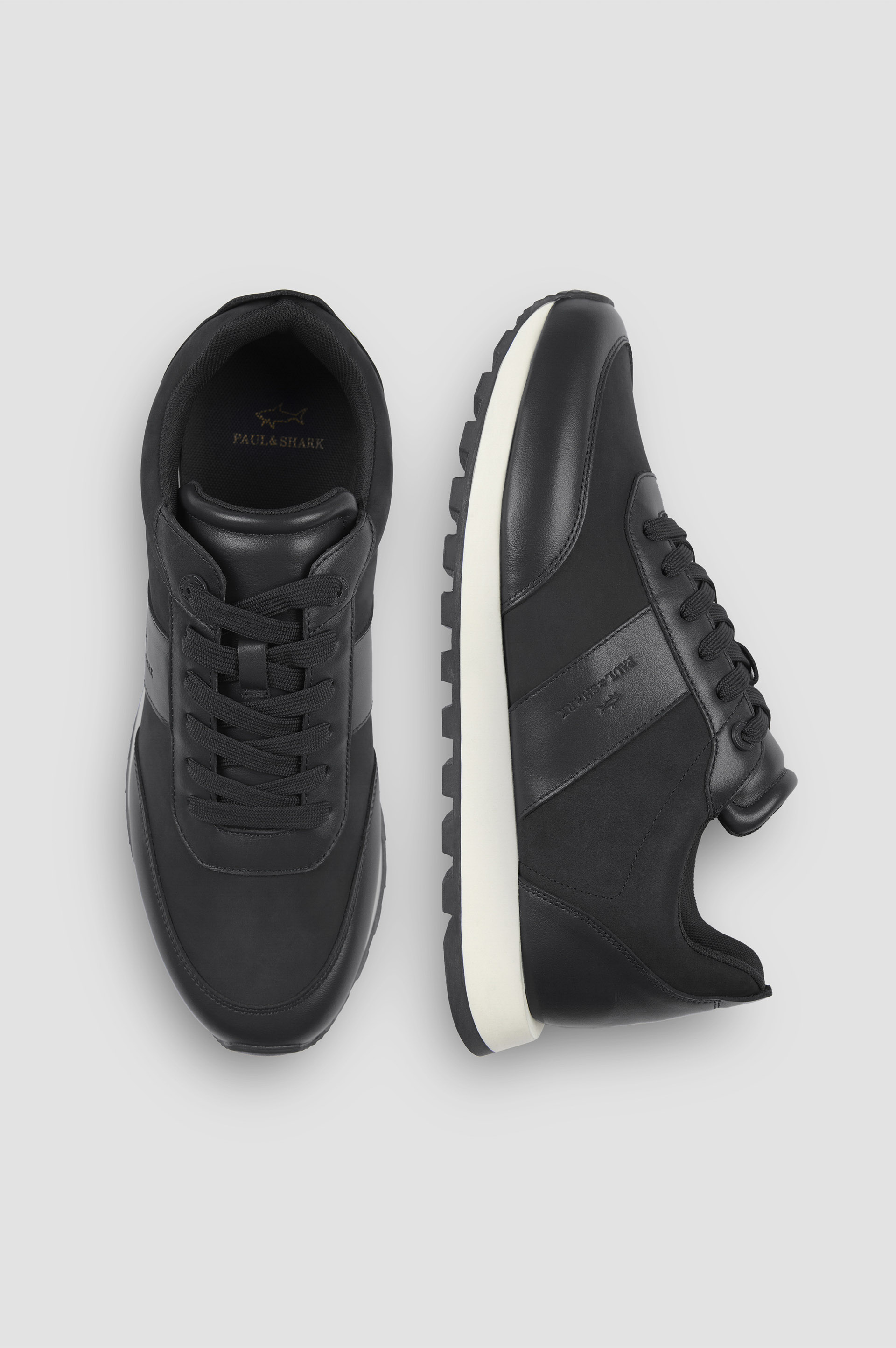 Sneakers in pelle e suede image number 1