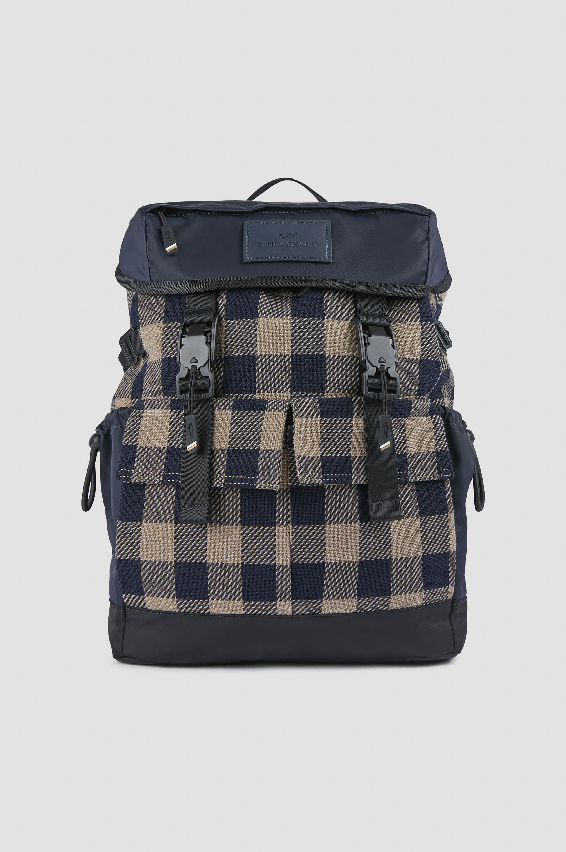 Rucksack aus Typhoon® und Tartan-Wolle image number 0 Rucksack aus Typhoon® und Tartan-Wolle image number 0