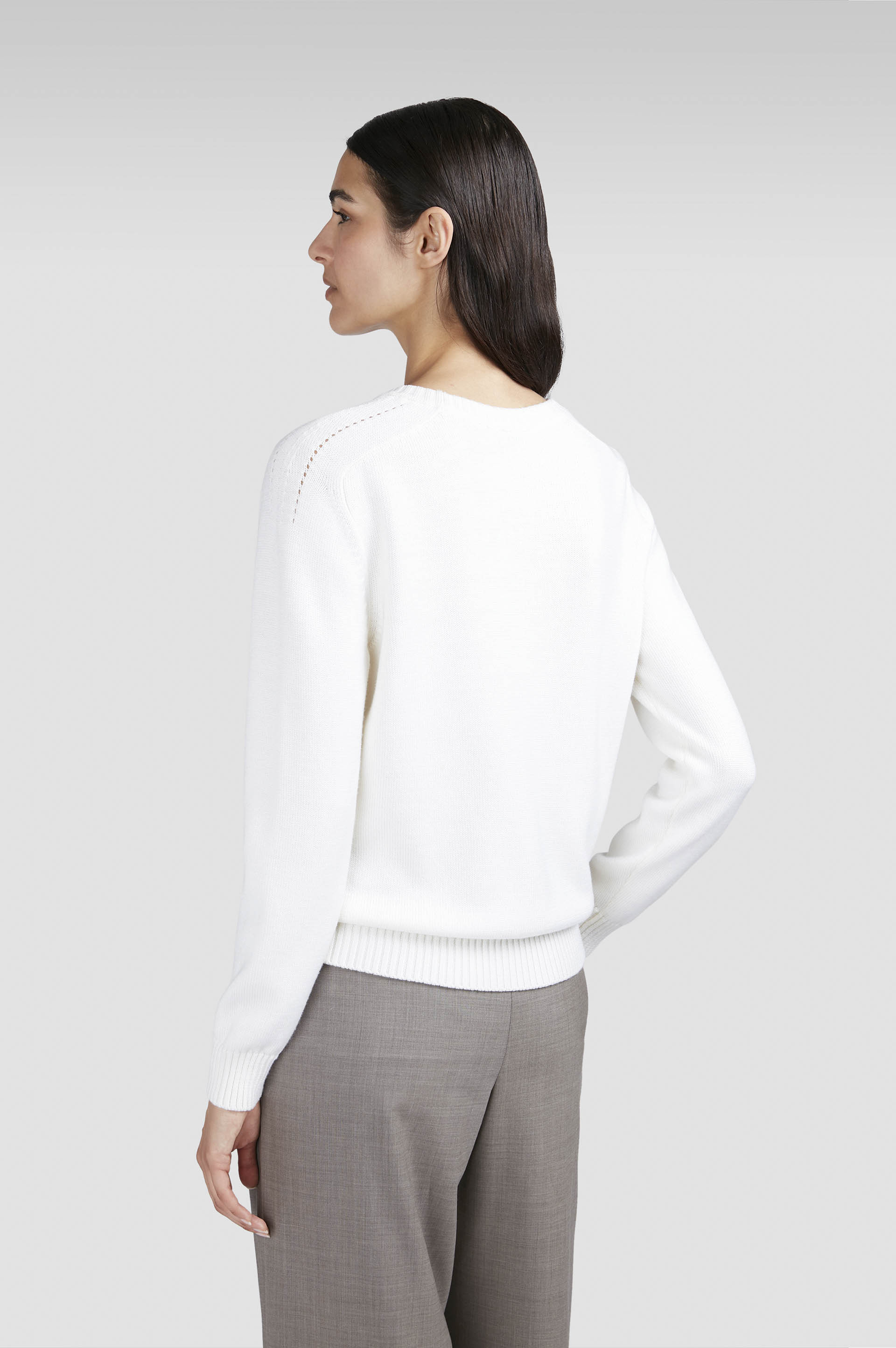 Merino Extrafine 羊毛圆领毛衣 image number 3 Merino Extrafine 羊毛圆领毛衣 image number 3