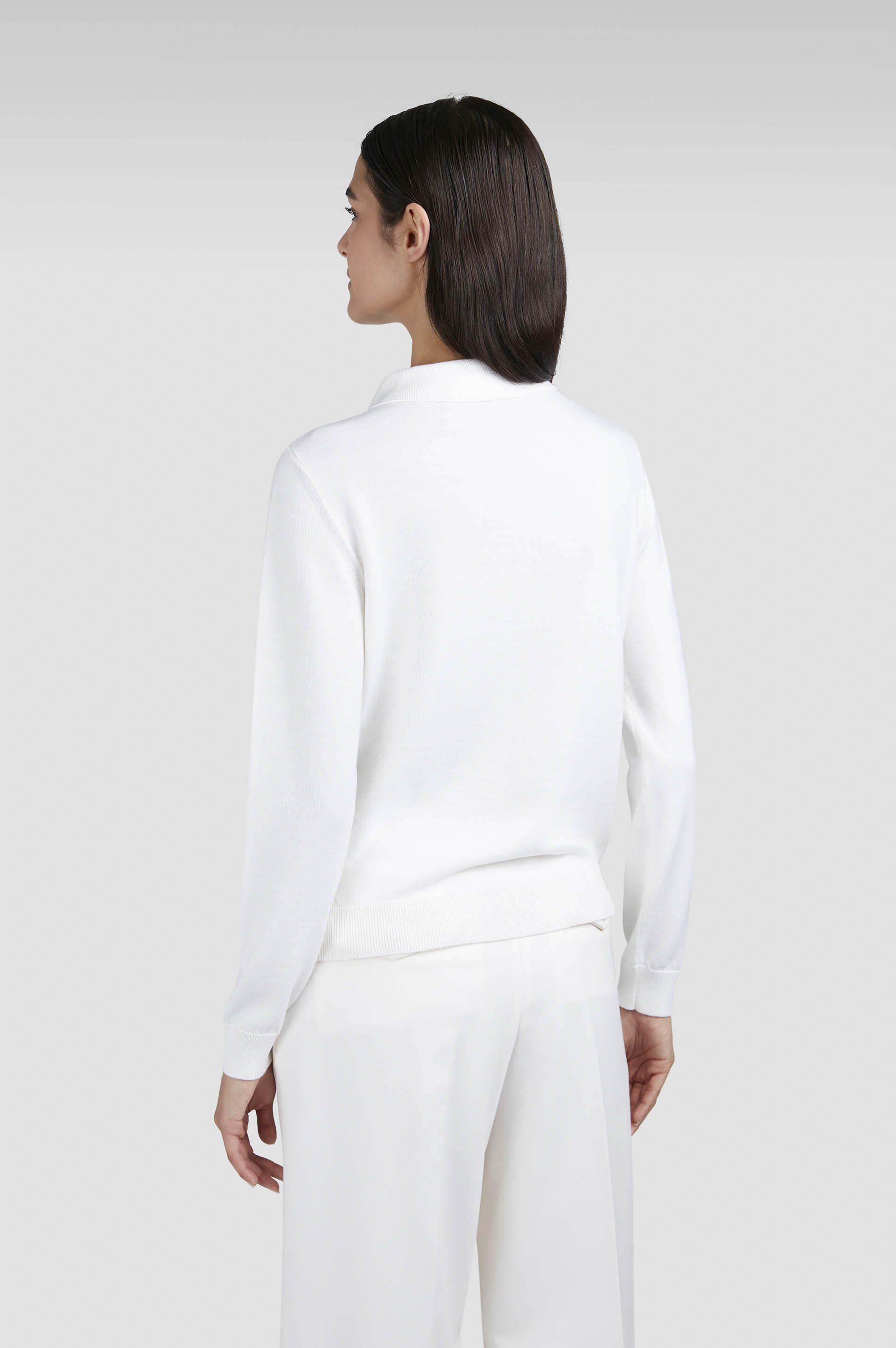 Wool and cashmere polo Shirt image number 3 Wool and cashmere polo Shirt image number 3