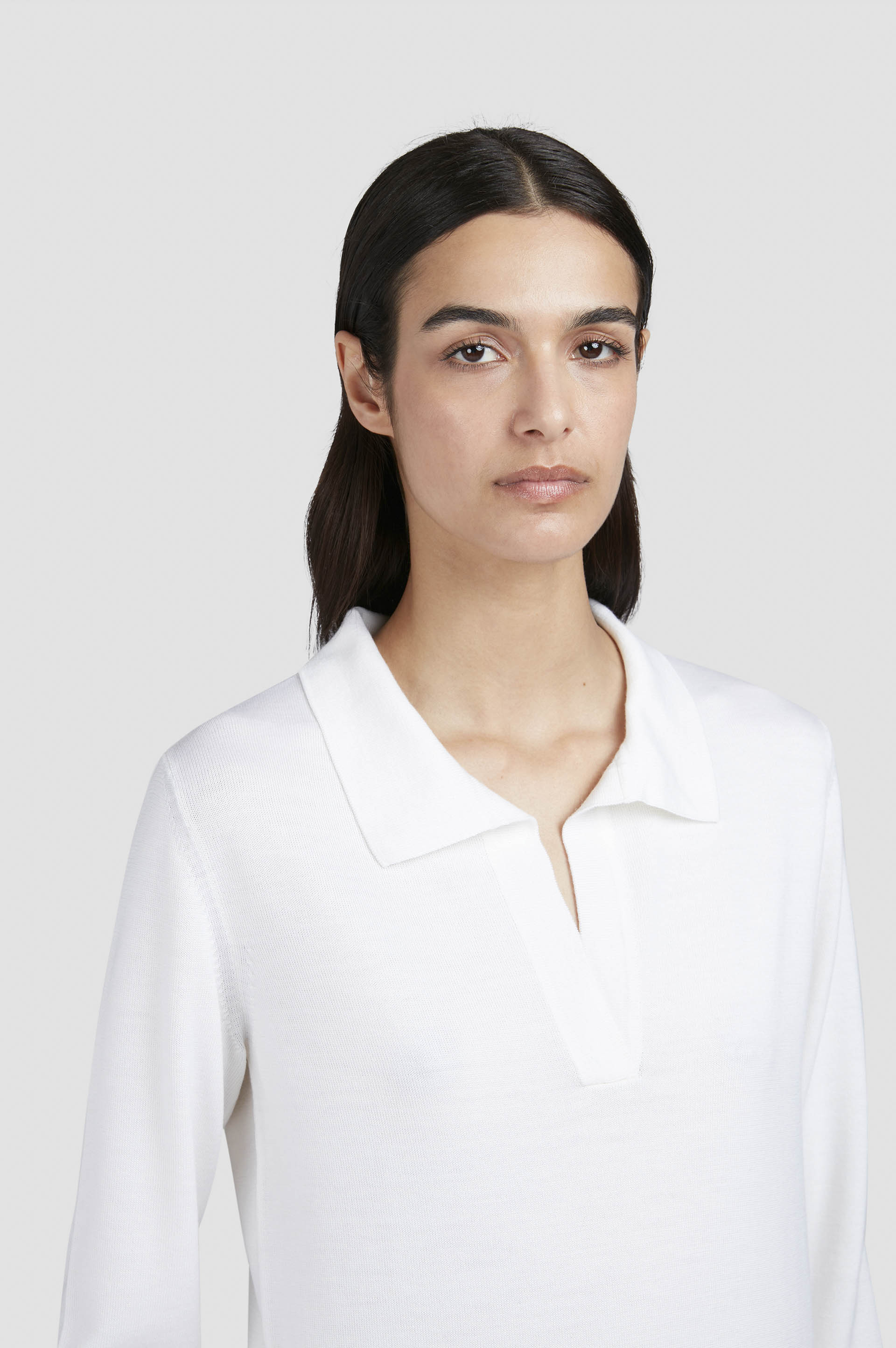 Wool and cashmere polo Shirt image number 4 Wool and cashmere polo Shirt image number 4