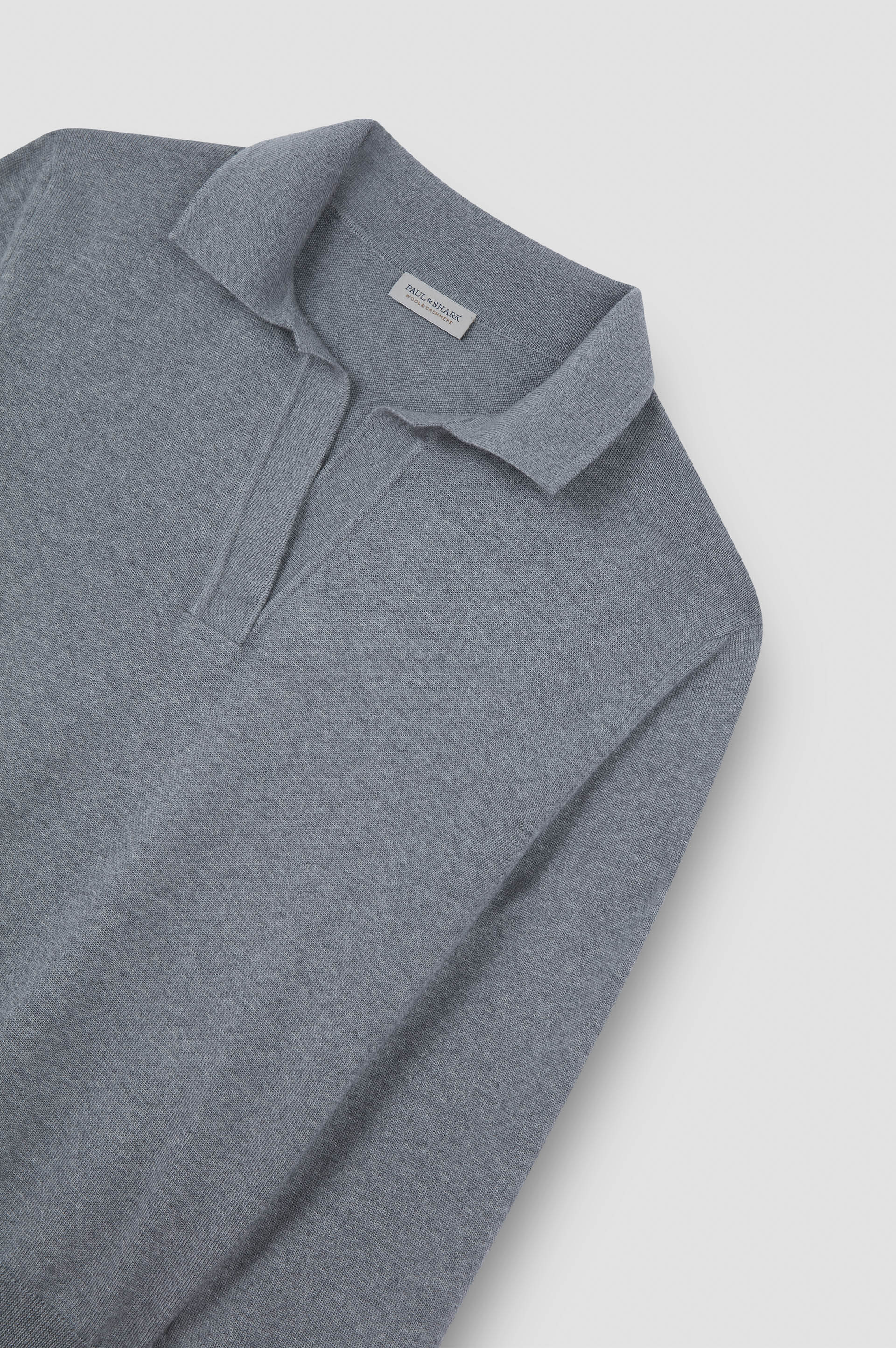 Wool and cashmere polo Shirt image number 5 Wool and cashmere polo Shirt image number 5