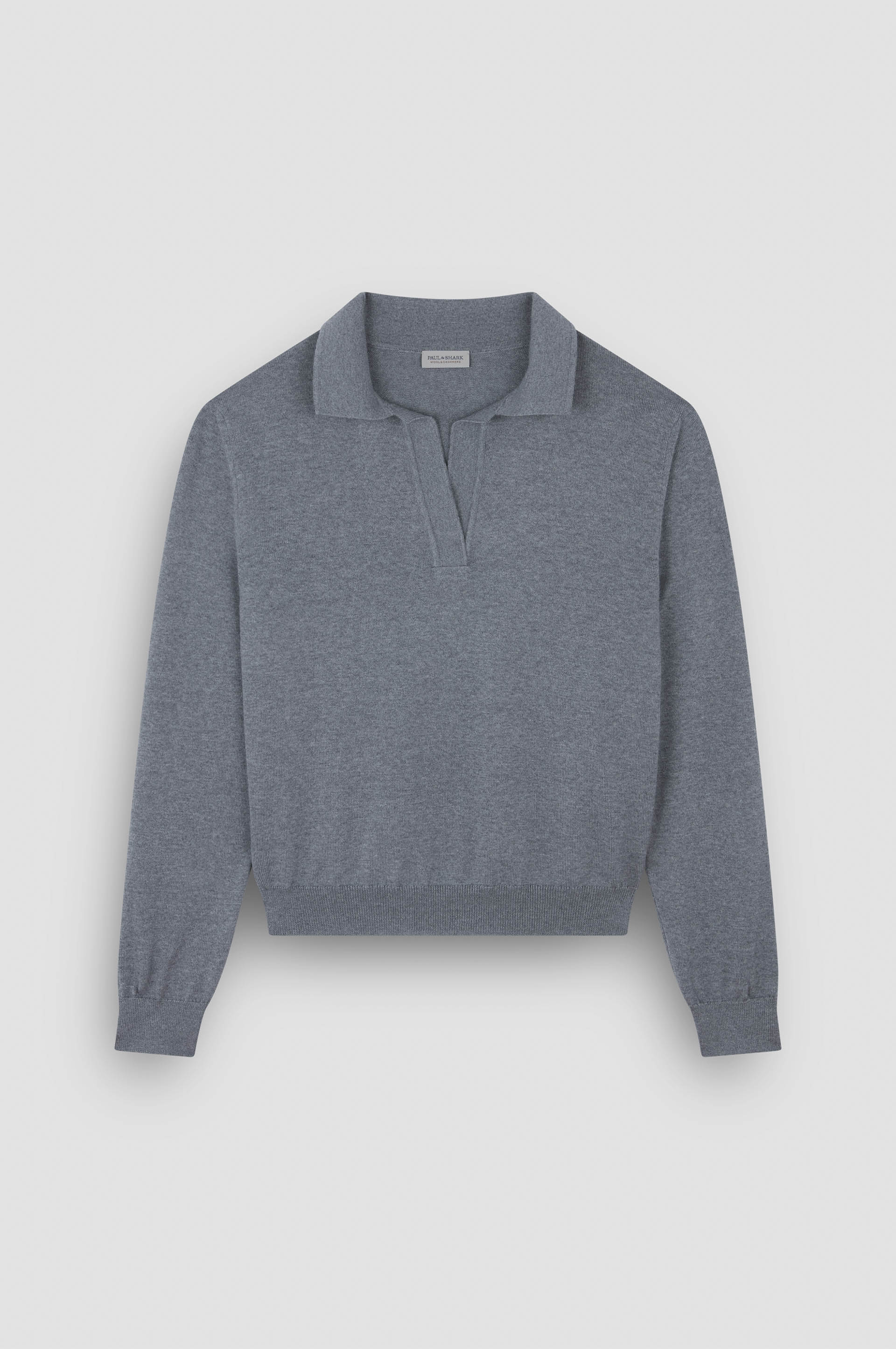 Wool and cashmere polo Shirt image number 1 Wool and cashmere polo Shirt image number 1