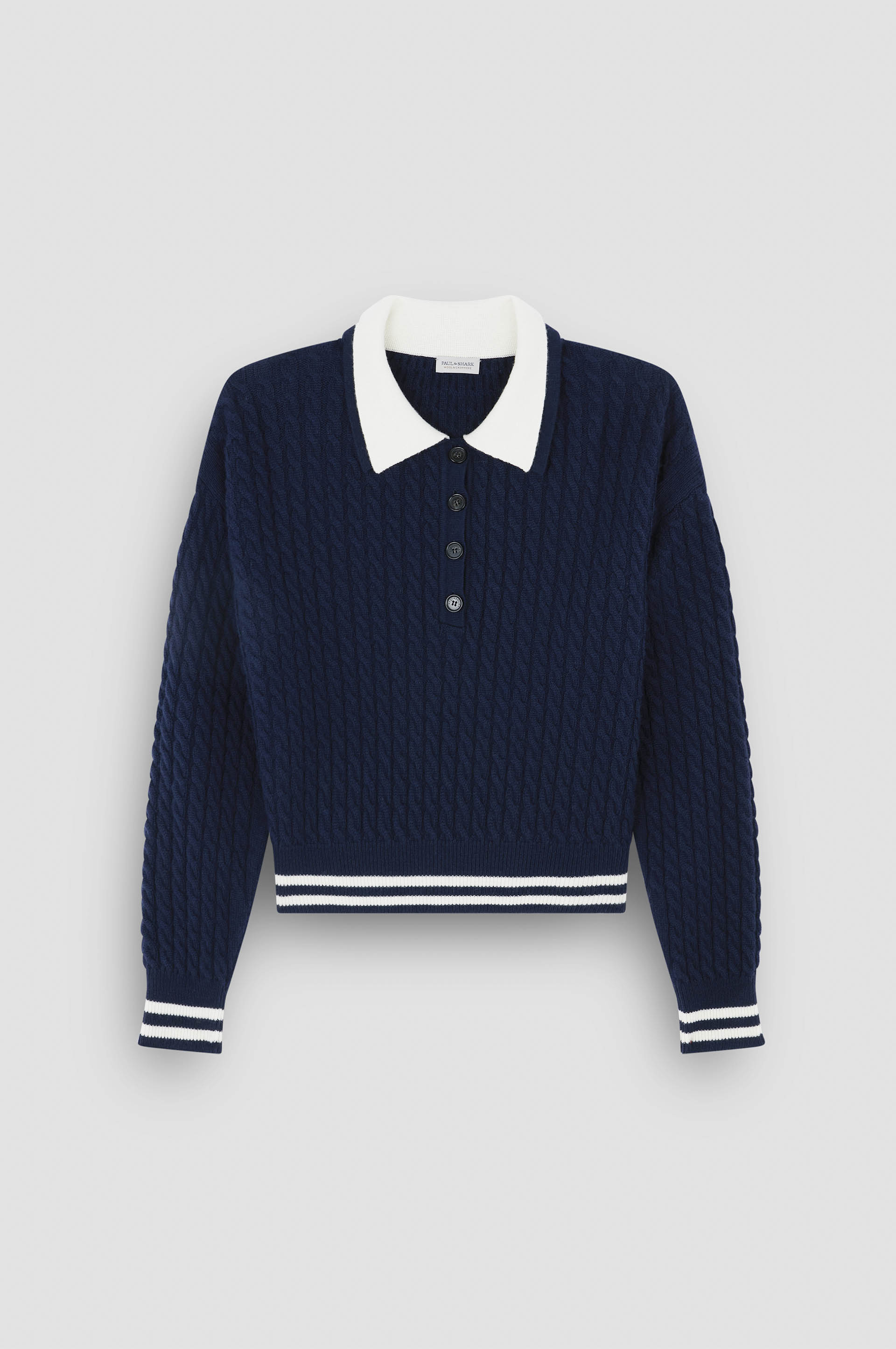 Polo in lana e cashmere image number 1 Polo in lana e cashmere image number 1