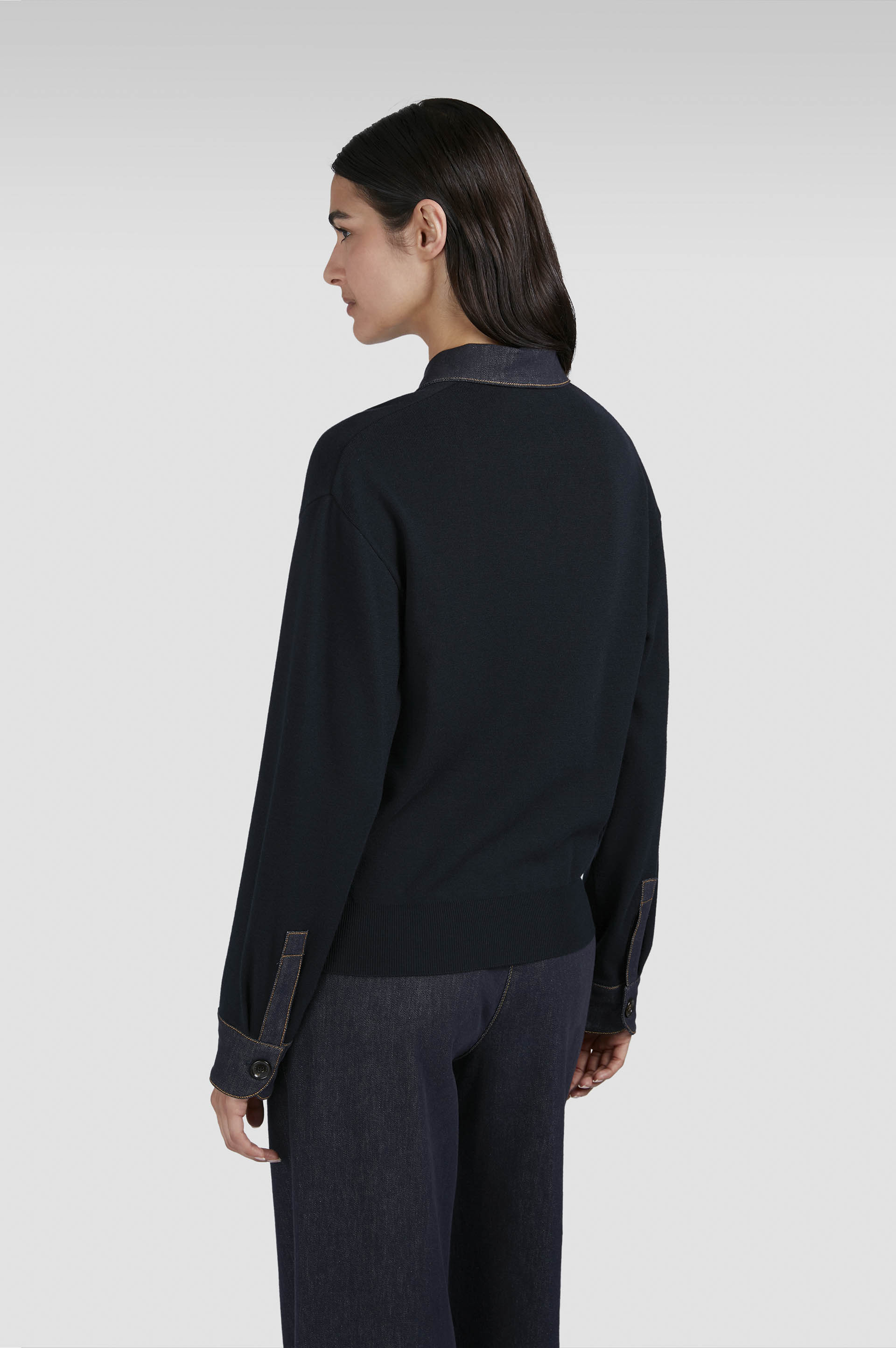 Polo in lana Stretch image number 3 Polo in lana Stretch image number 3