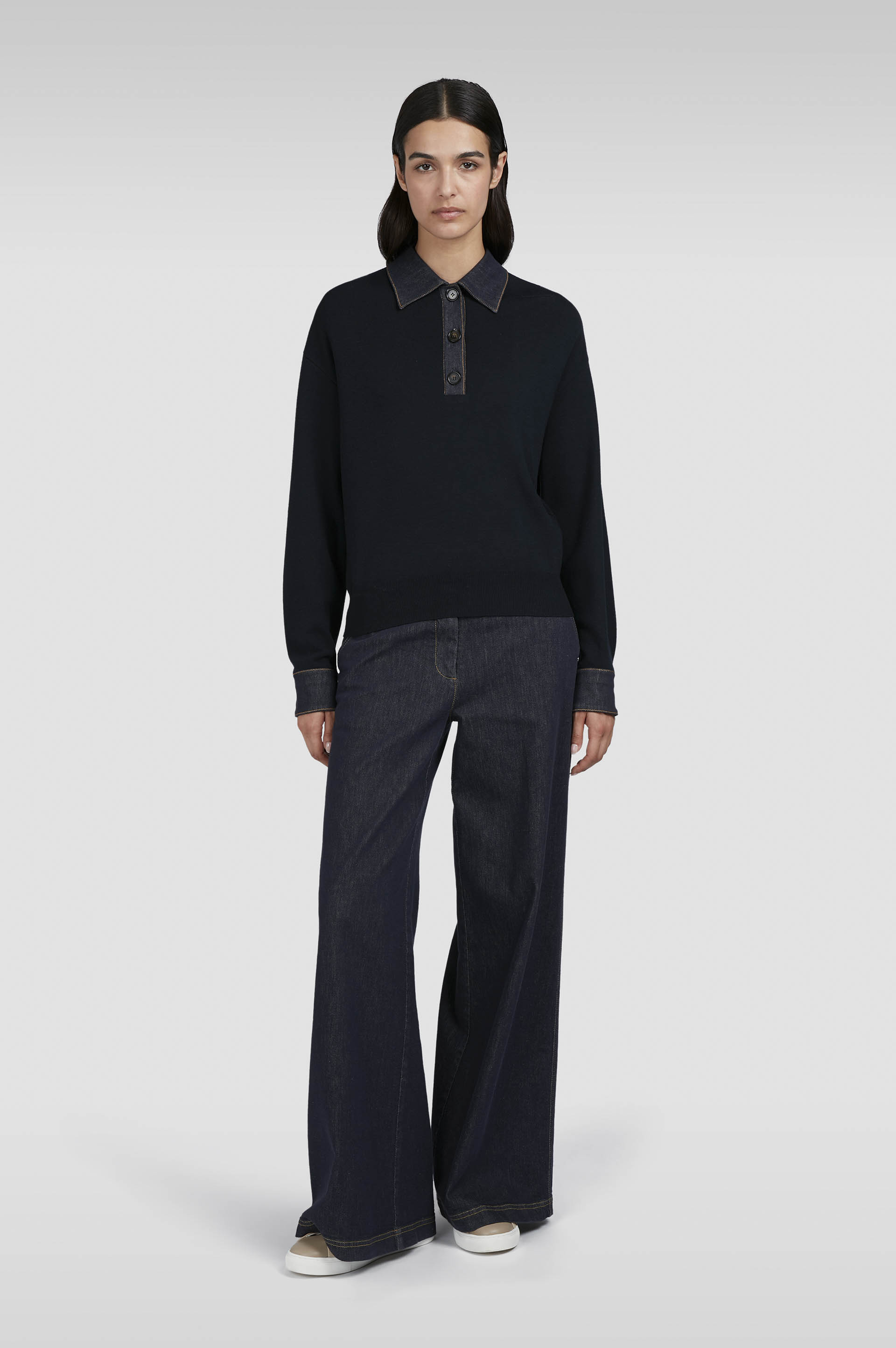 Polo in lana Stretch image number 2 Polo in lana Stretch image number 2