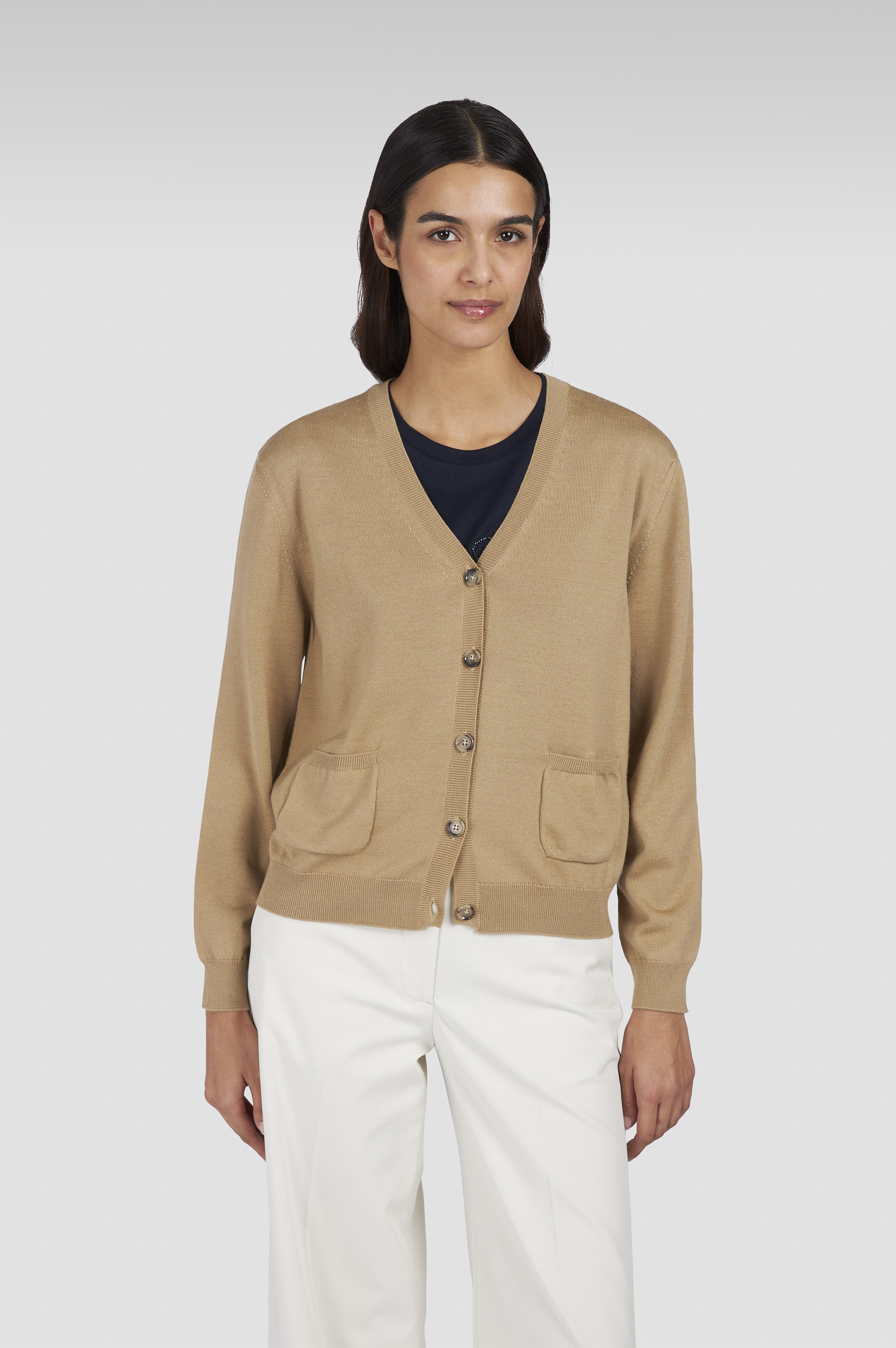 Cardigan en laine et cachemire image number 0 Cardigan en laine et cachemire image number 0