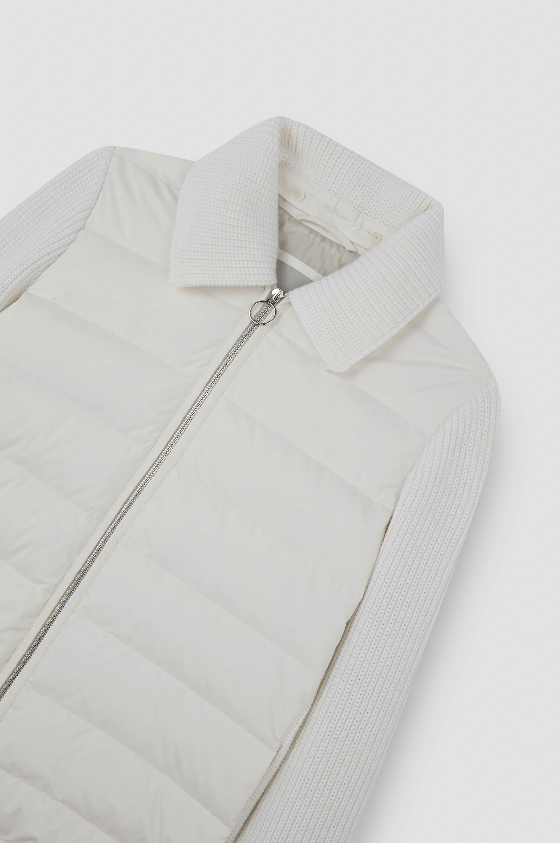 Blouson hybride zippé en laine et Typhoon® Platinum image number 5