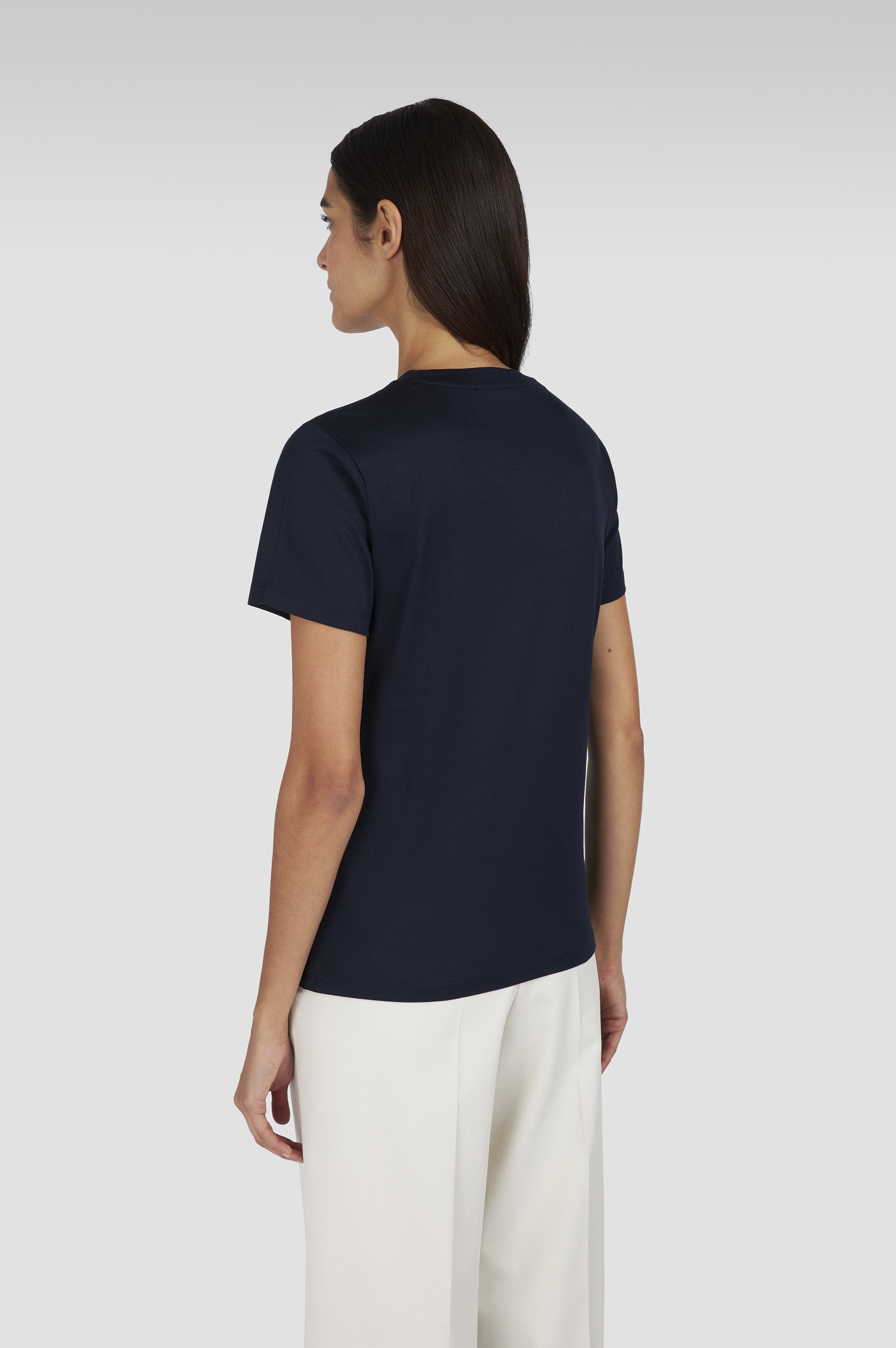 Camiseta X-Soft de jersey de algodón con bordado de logo image number 3 Camiseta X-Soft de jersey de algodón con bordado de logo image number 3