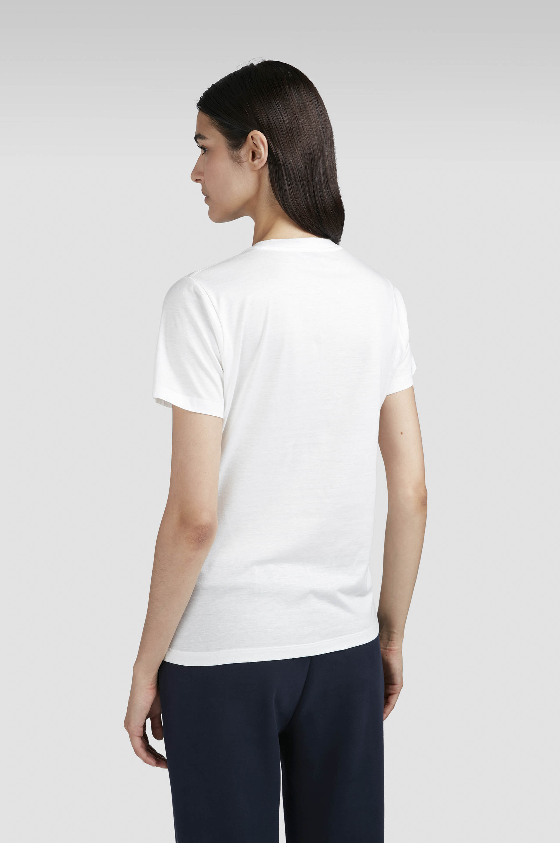 X-Soft cotton jersey t-shirt with logo embroidery image number 3 X-Soft cotton jersey t-shirt with logo embroidery image number 3