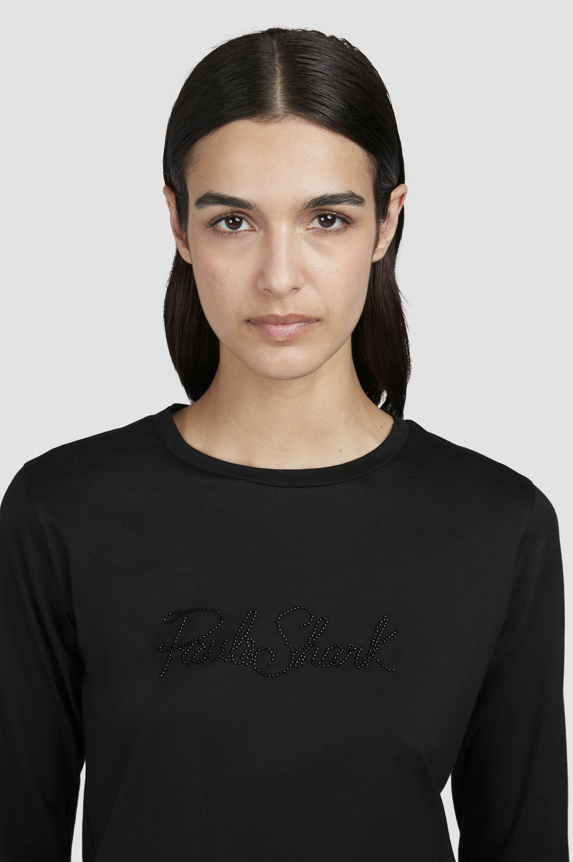 X-Soft cotton t-shirt with logo embroidery image number 4 X-Soft cotton t-shirt with logo embroidery image number 4