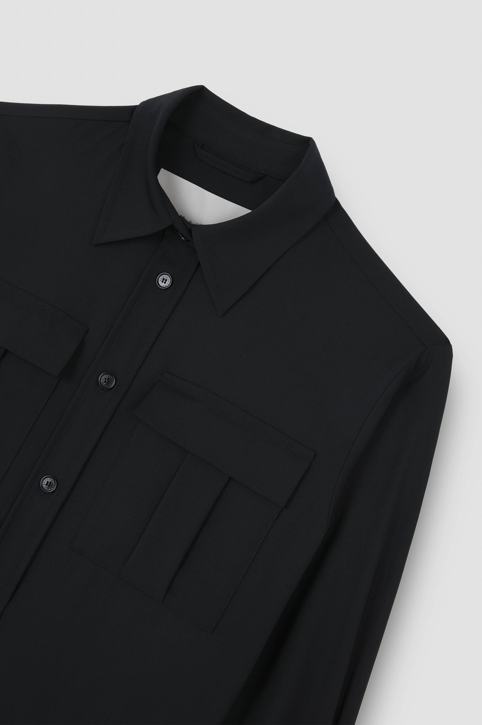 Stretch-Woll-Overshirt image number 5 Stretch-Woll-Overshirt image number 5