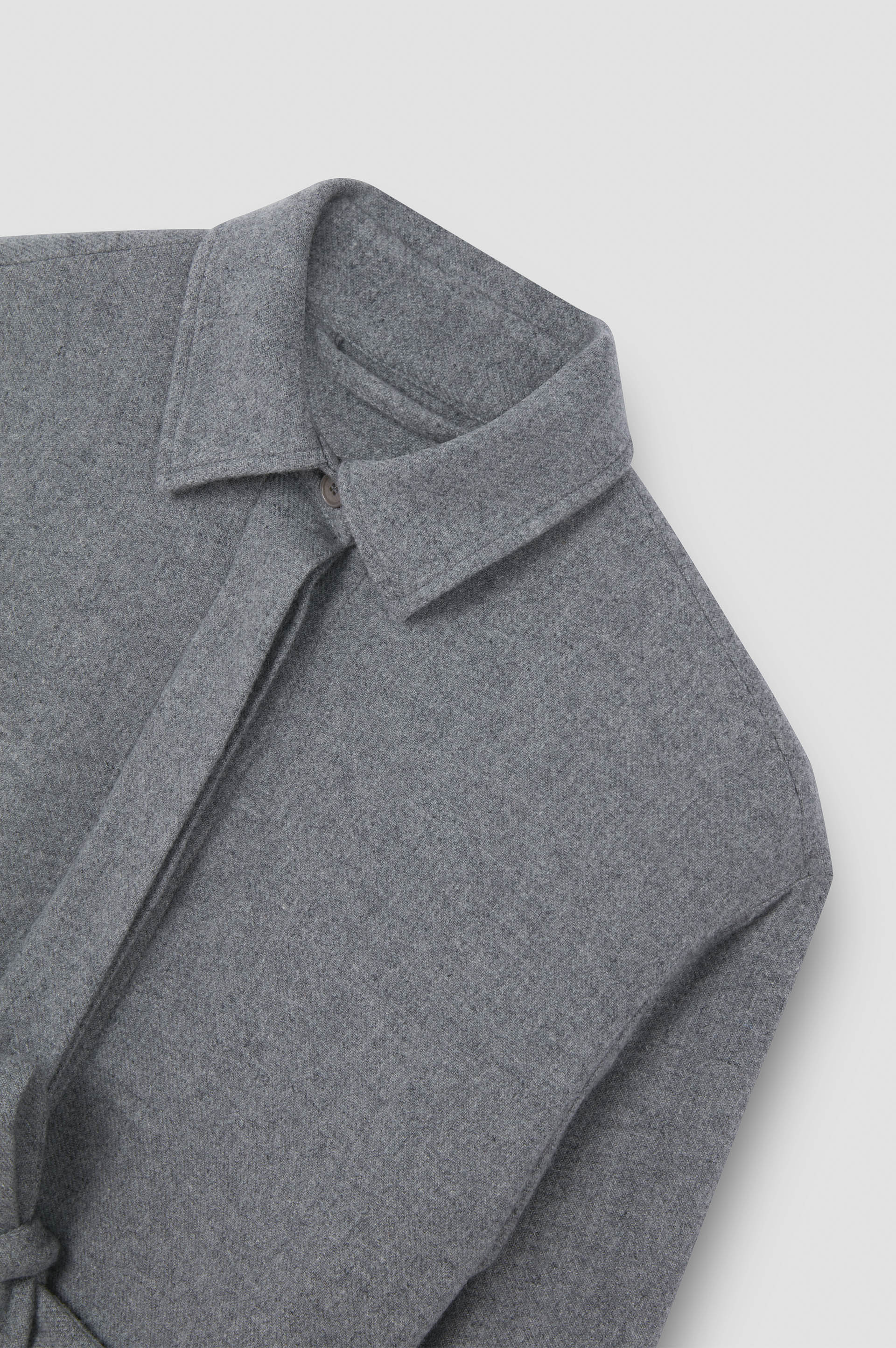 Chemise overshirt en laine et cachemire image number 5