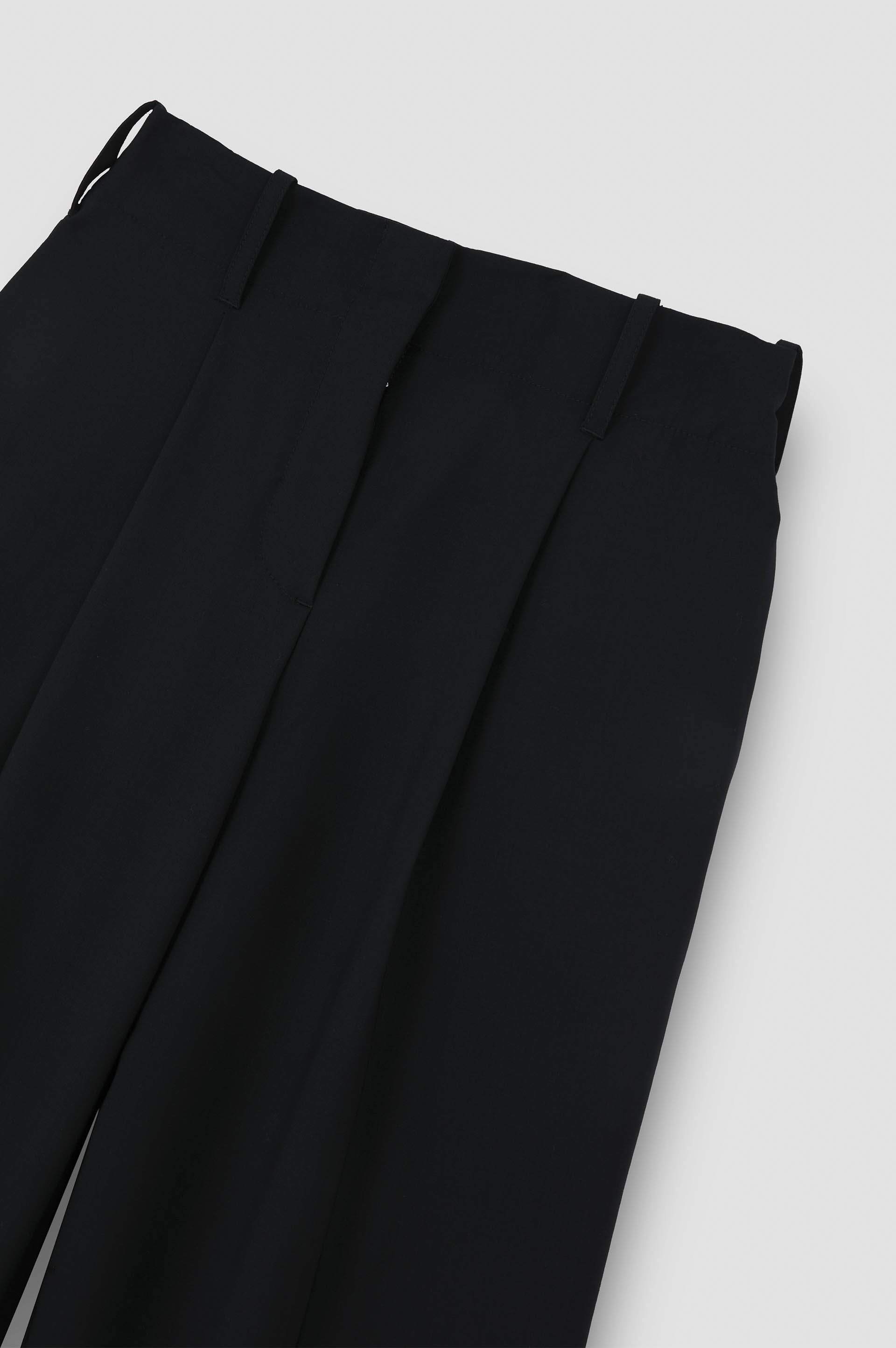 Pantalone wide leg in lana stretch image number 5 Pantalone wide leg in lana stretch image number 5