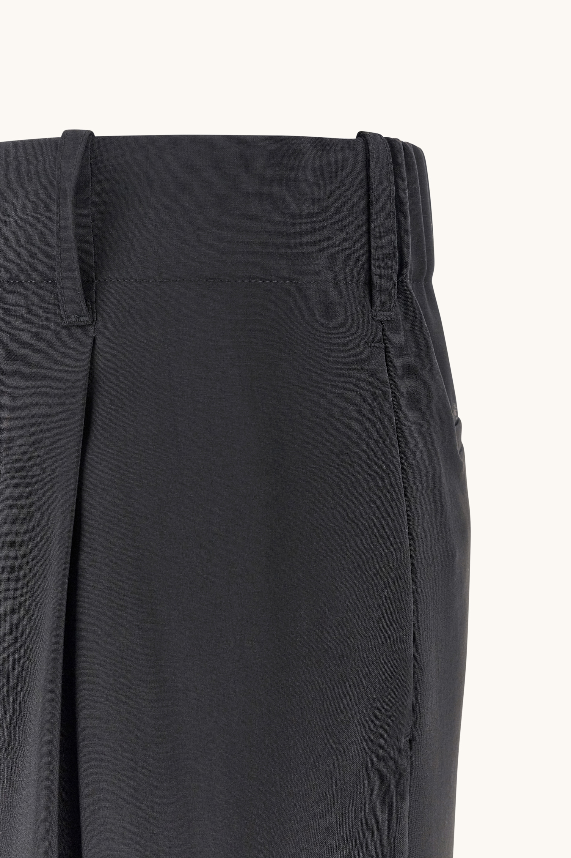 Wool stretch wide leg trousers image number 7