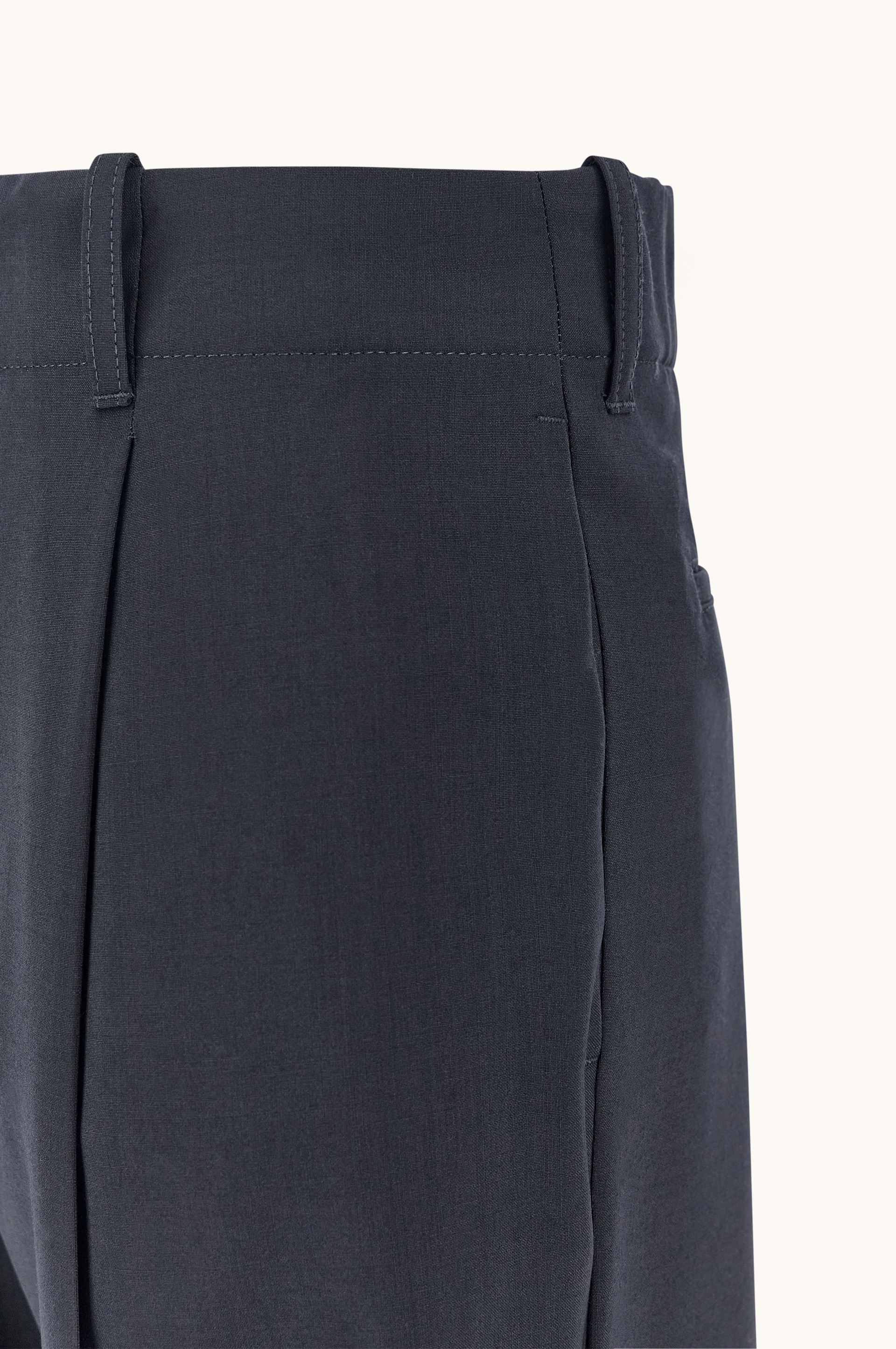 Wool stretch wide leg trousers image number 6