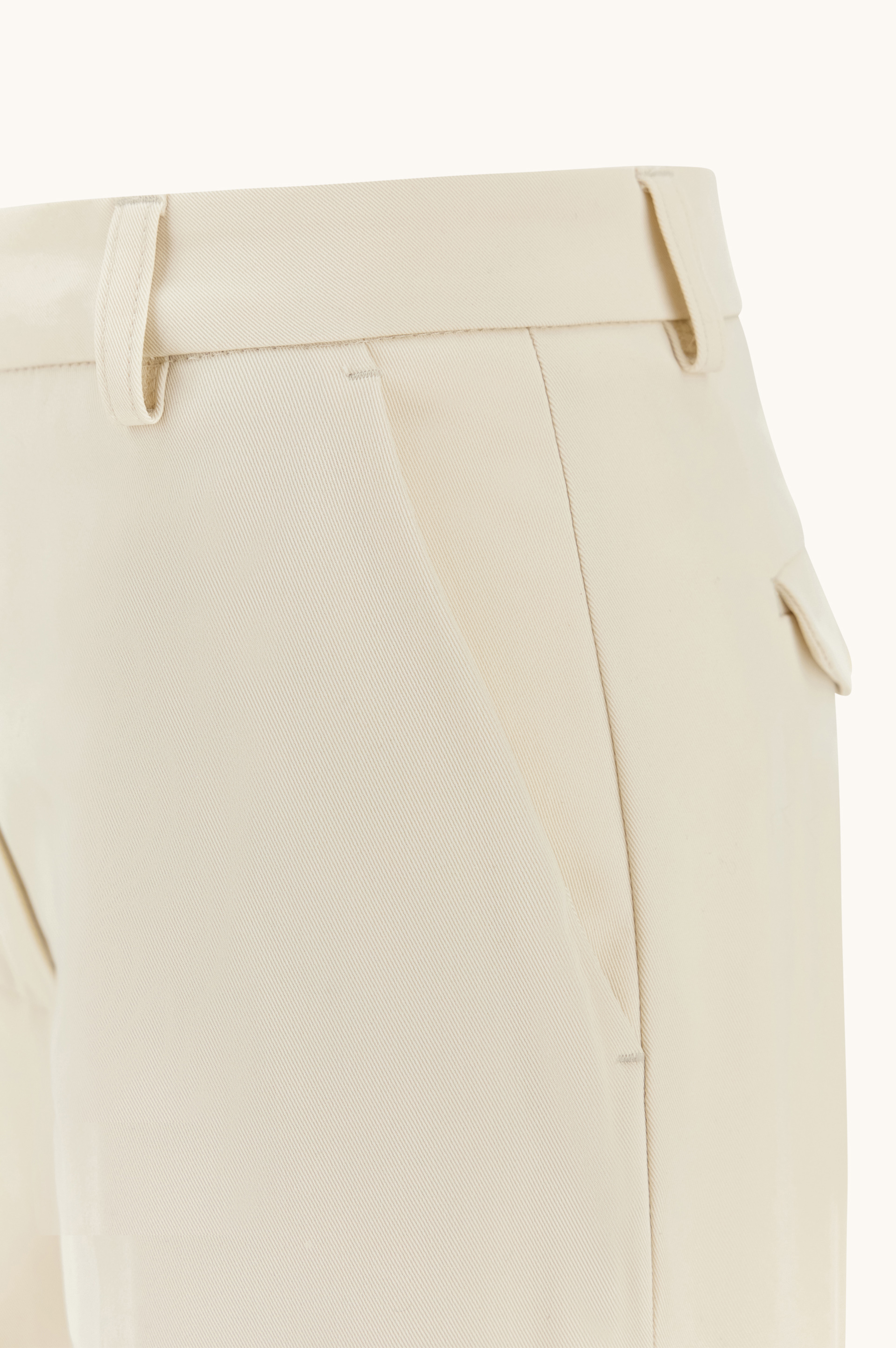 Pantalon palazzo en coton stretch image number 8