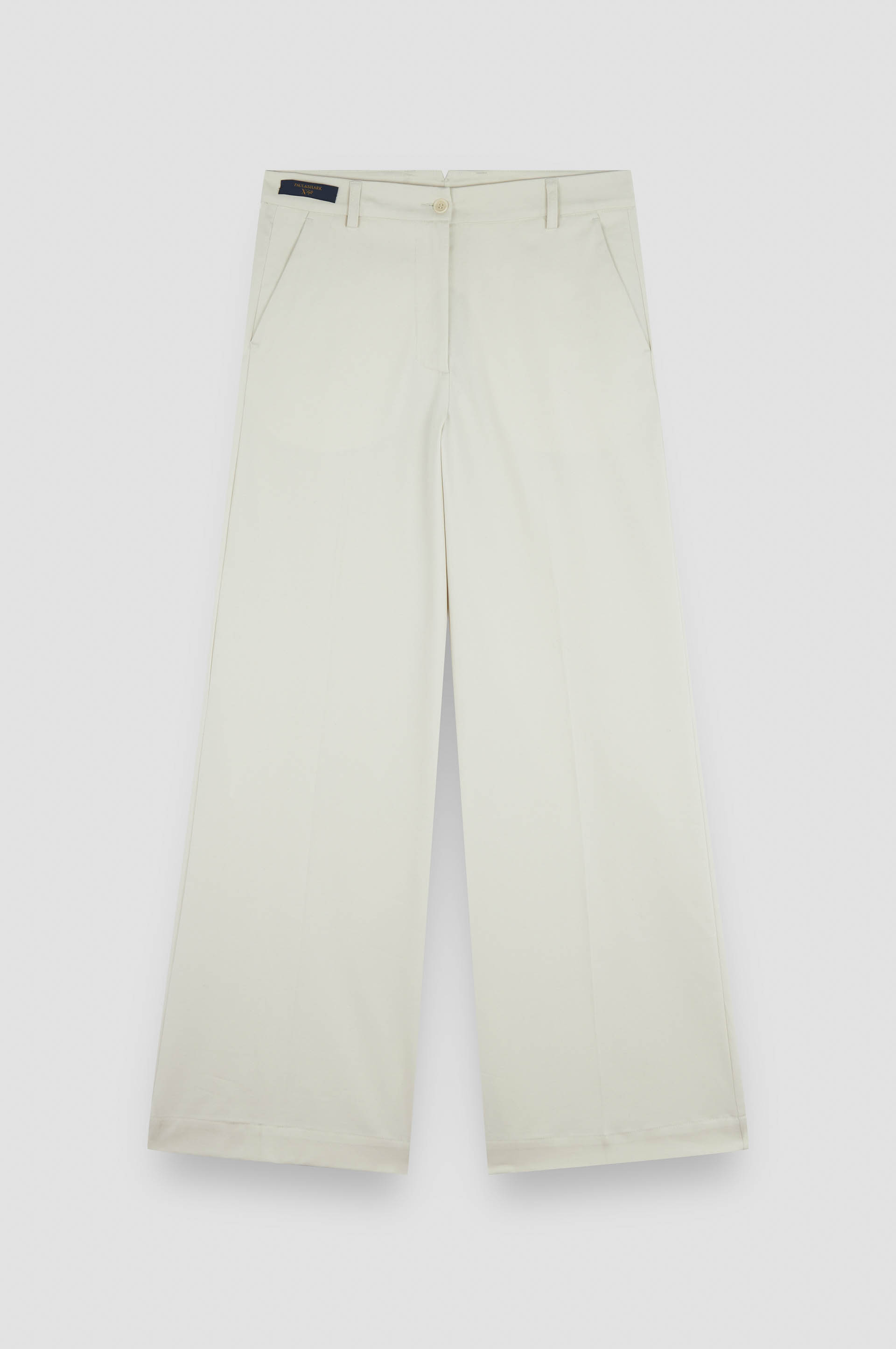 Palazzo-Hose aus elastischer Baumwolle image number 1 Palazzo-Hose aus elastischer Baumwolle image number 1